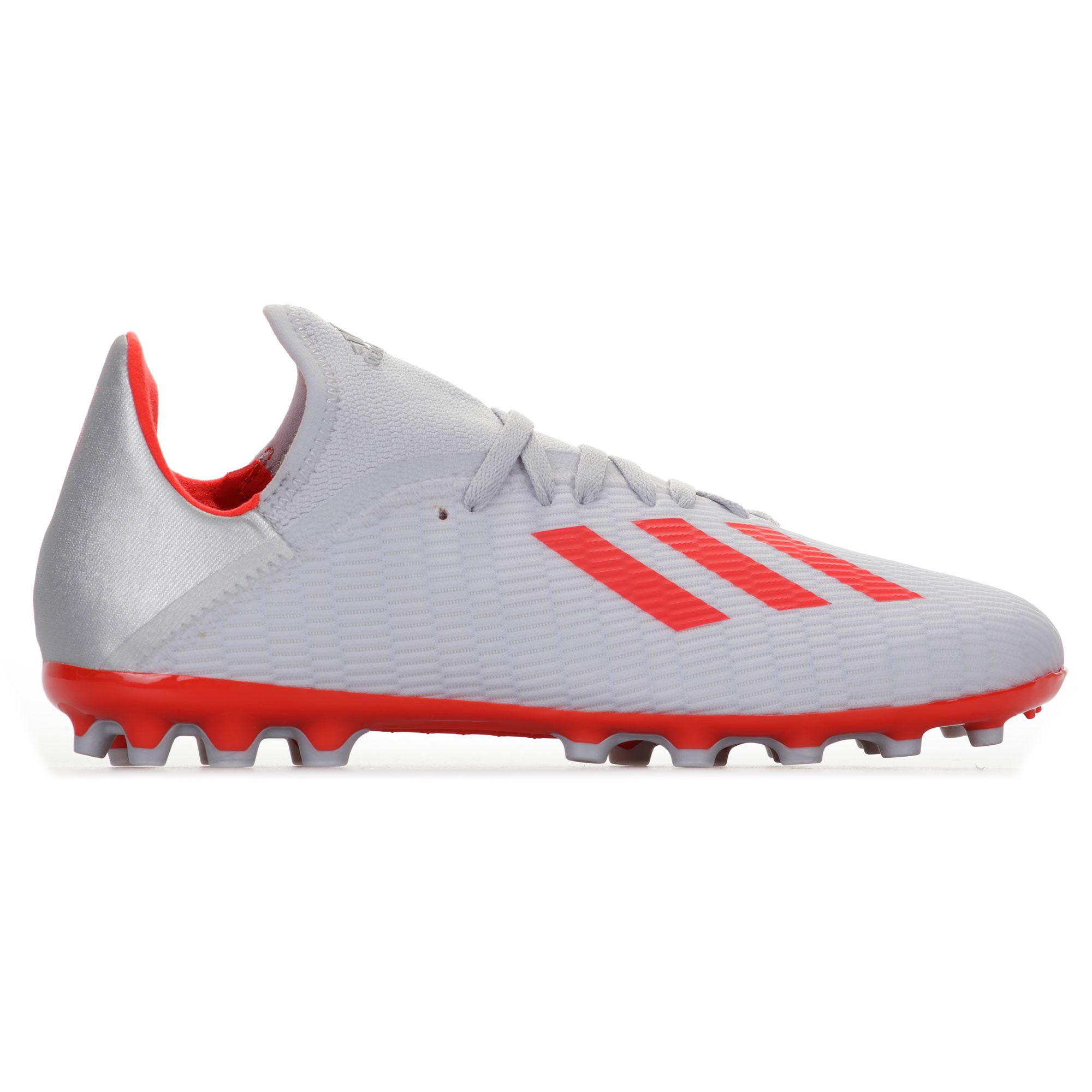 Botas de Fútbol X 19.3 AG Junior Plata Rojo - Fútbol Factory