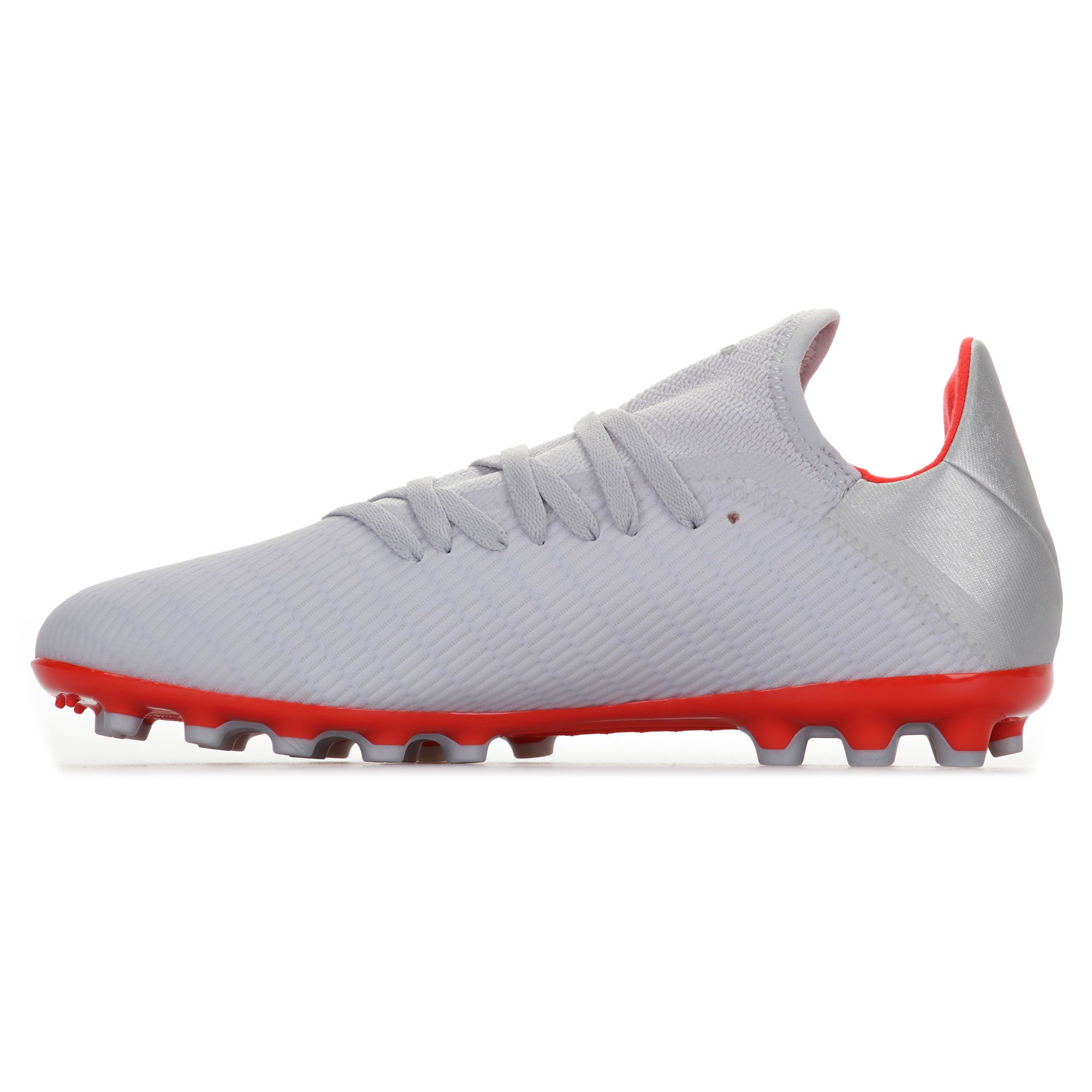 Botas de Fútbol X 19.3 AG Junior Plata Rojo - Fútbol Factory