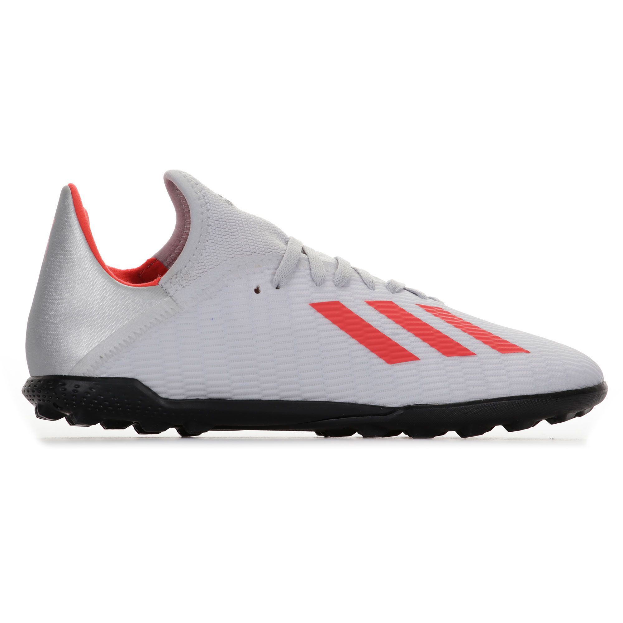 Botas de Fútbol X 19.3 Multitaco Junior Plata Rojo - Fútbol Factory