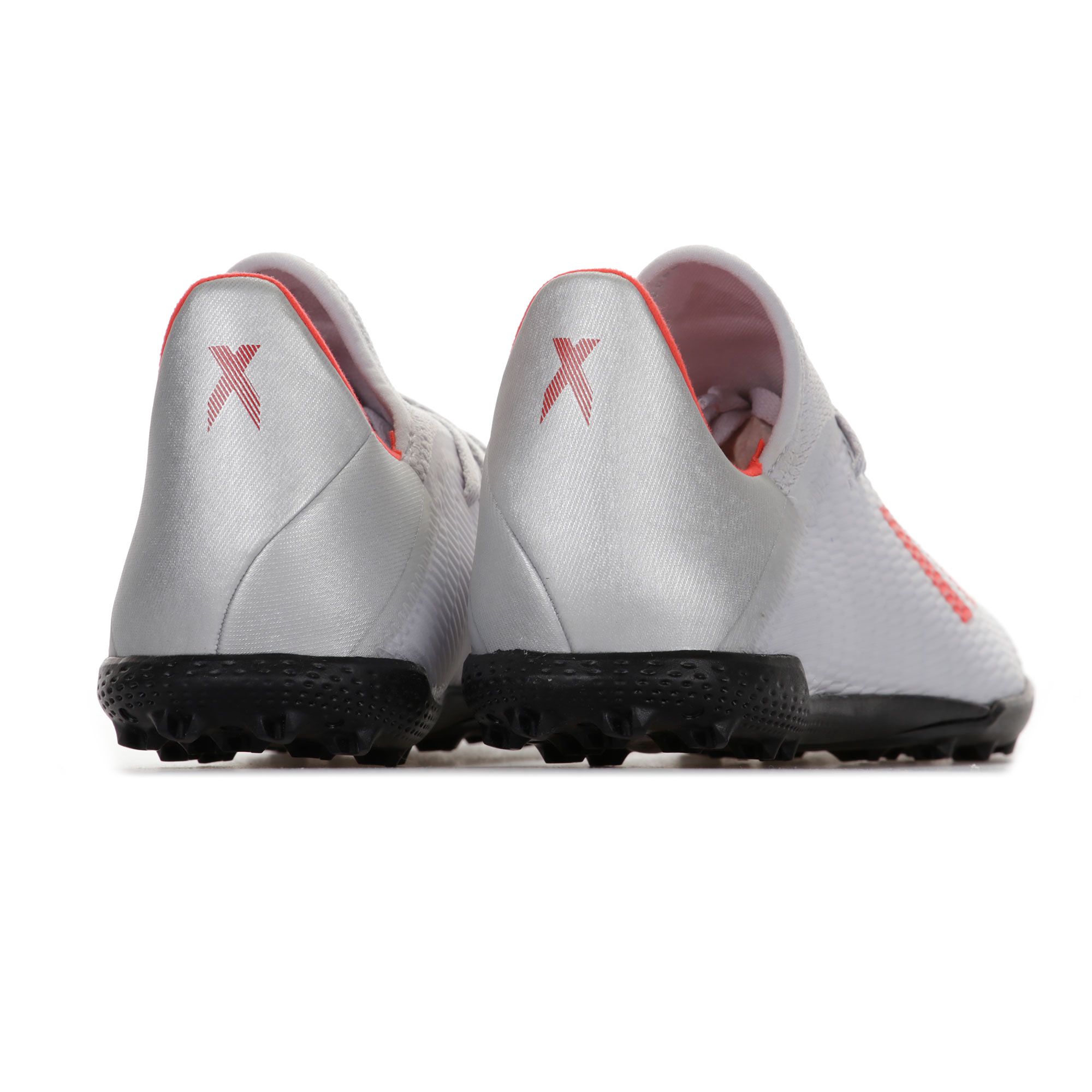 Botas de Fútbol X 19.3 Multitaco Junior Plata Rojo - Fútbol Factory