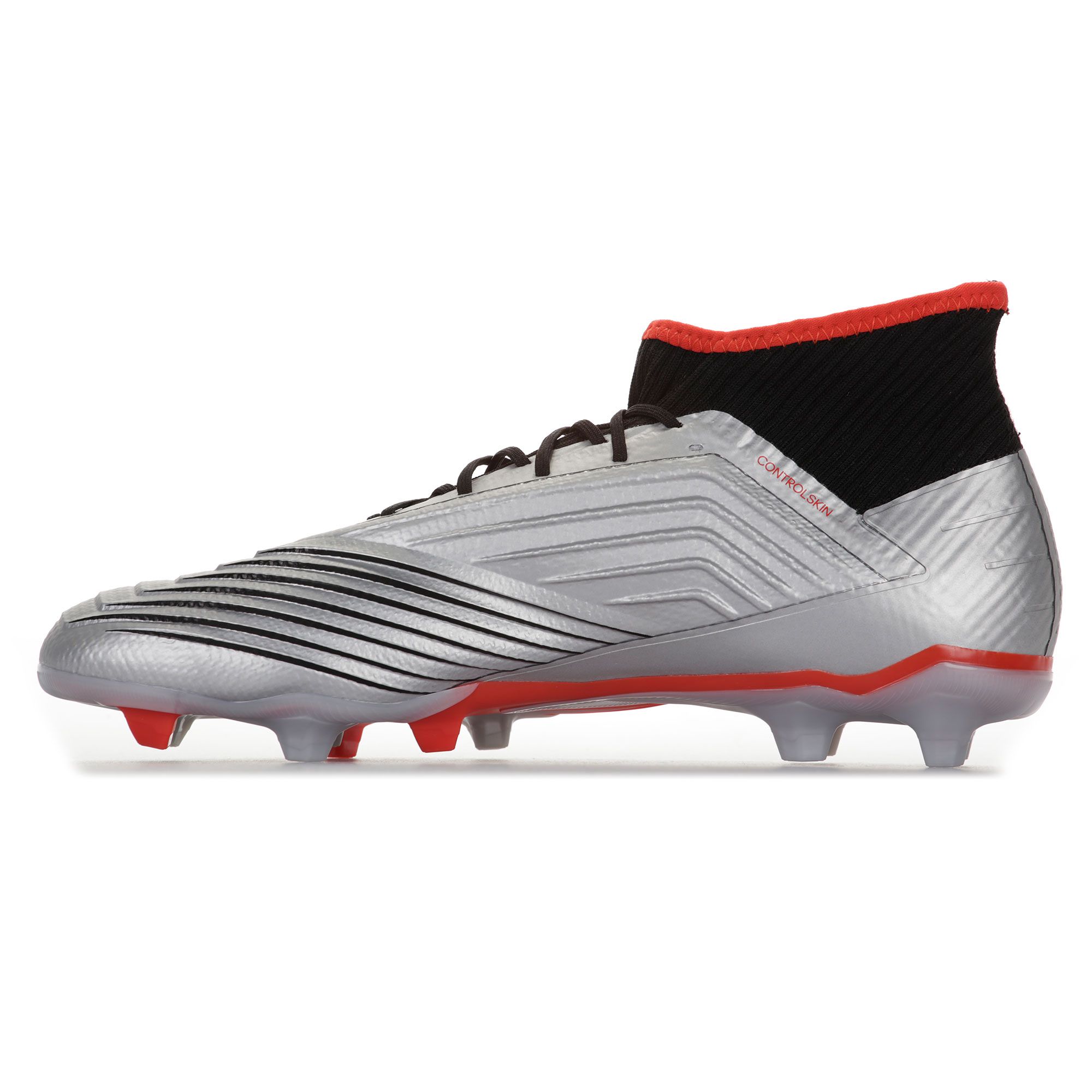 Botas de Fútbol Predator 19.2 FG Plata Negro - Fútbol Factory