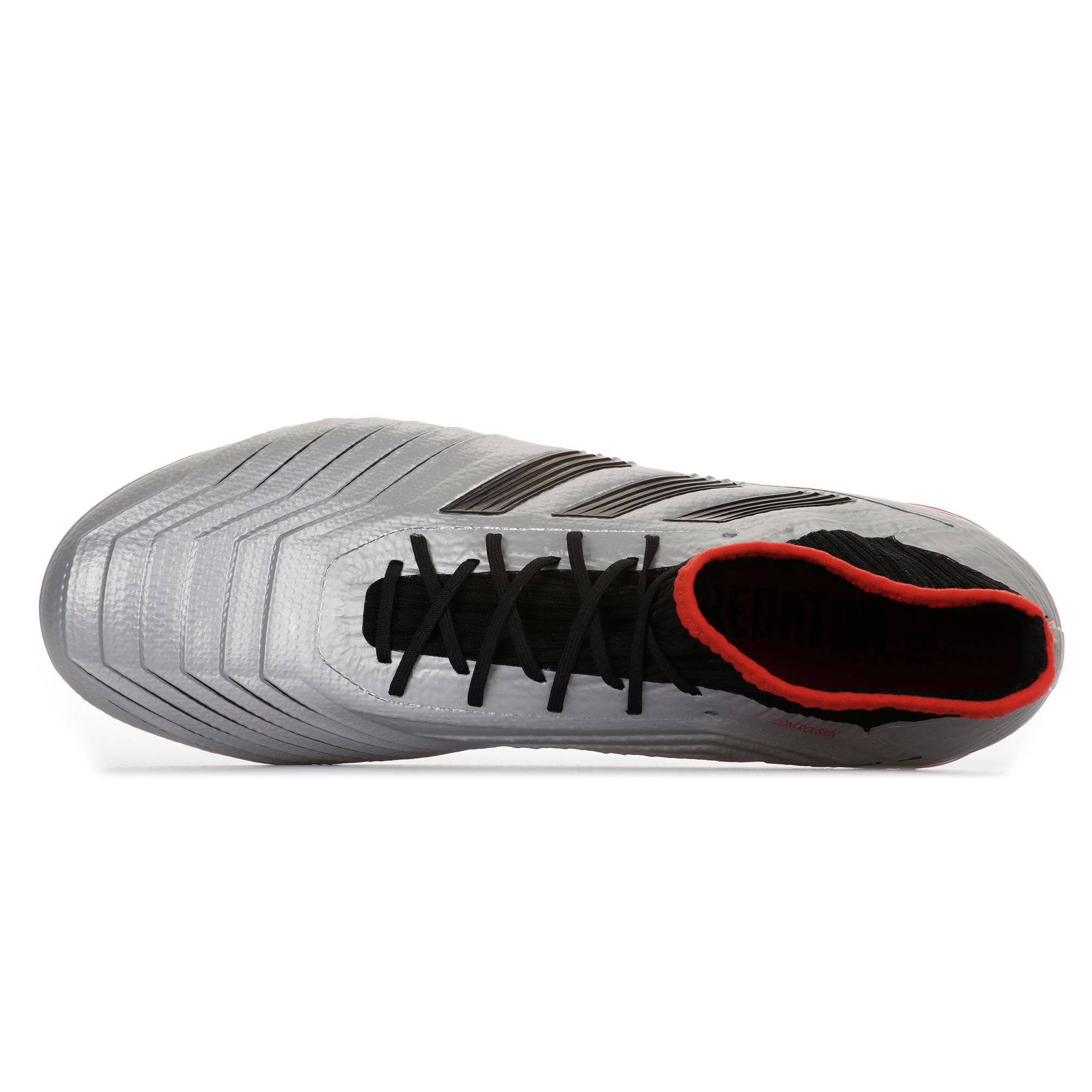 Botas de Fútbol Predator 19.2 FG Plata Negro - Fútbol Factory