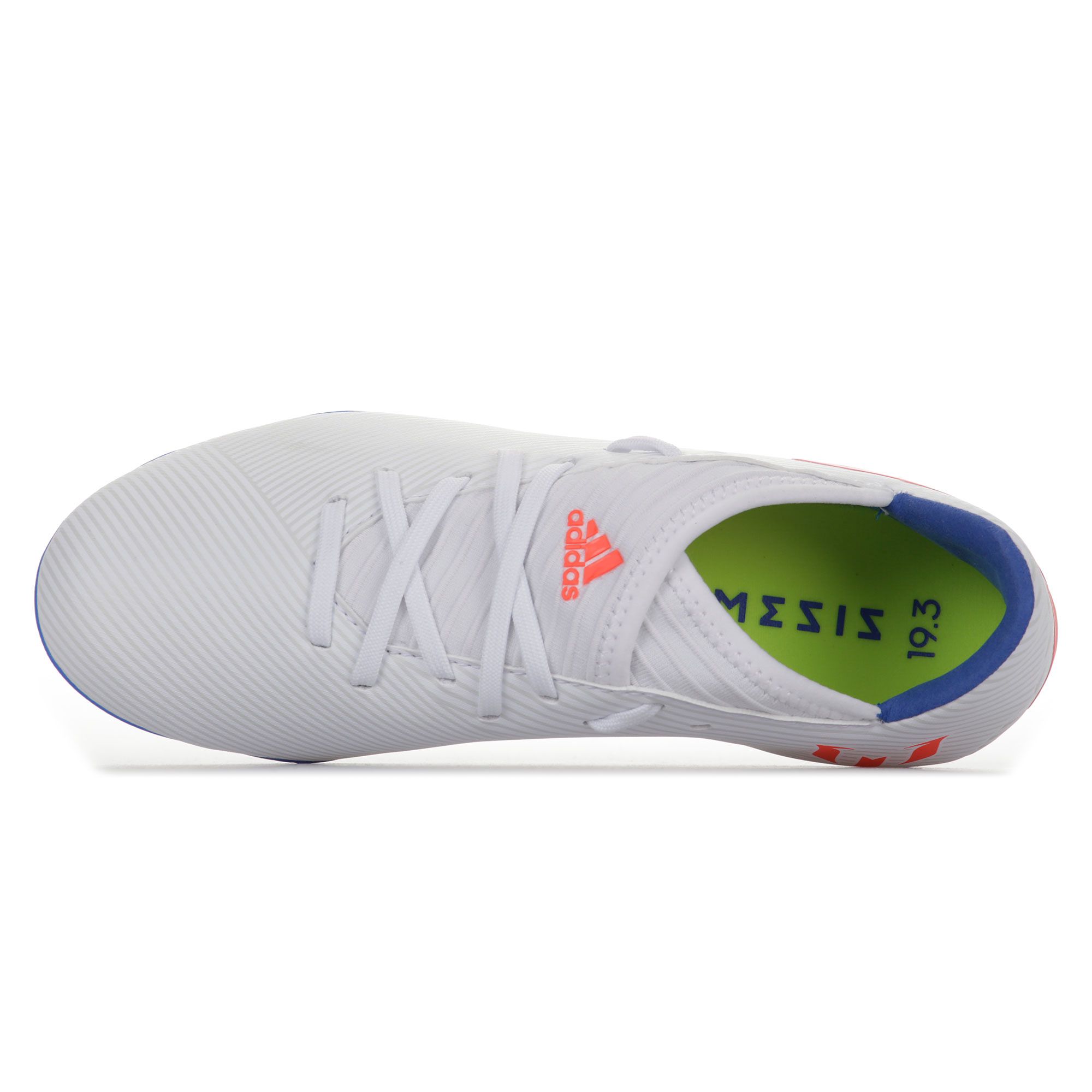 Botas de fútbol Nemeziz Messi 19.3 FG Junior Blanco Azul - Fútbol Factory