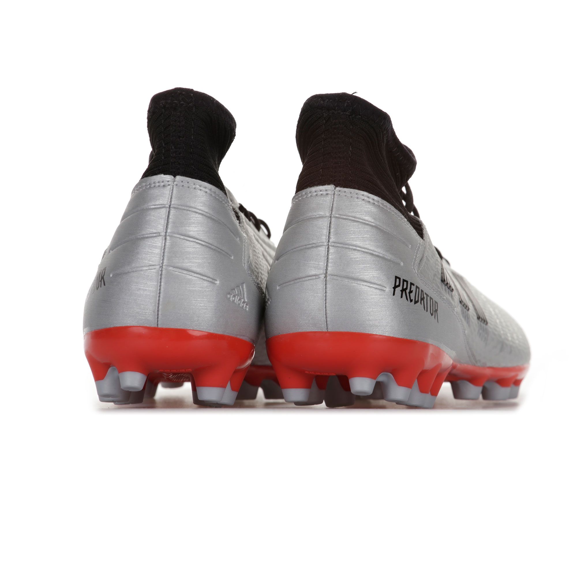 Botas de Fútbol Predator 19.3 AG Plata Negro - Fútbol Factory