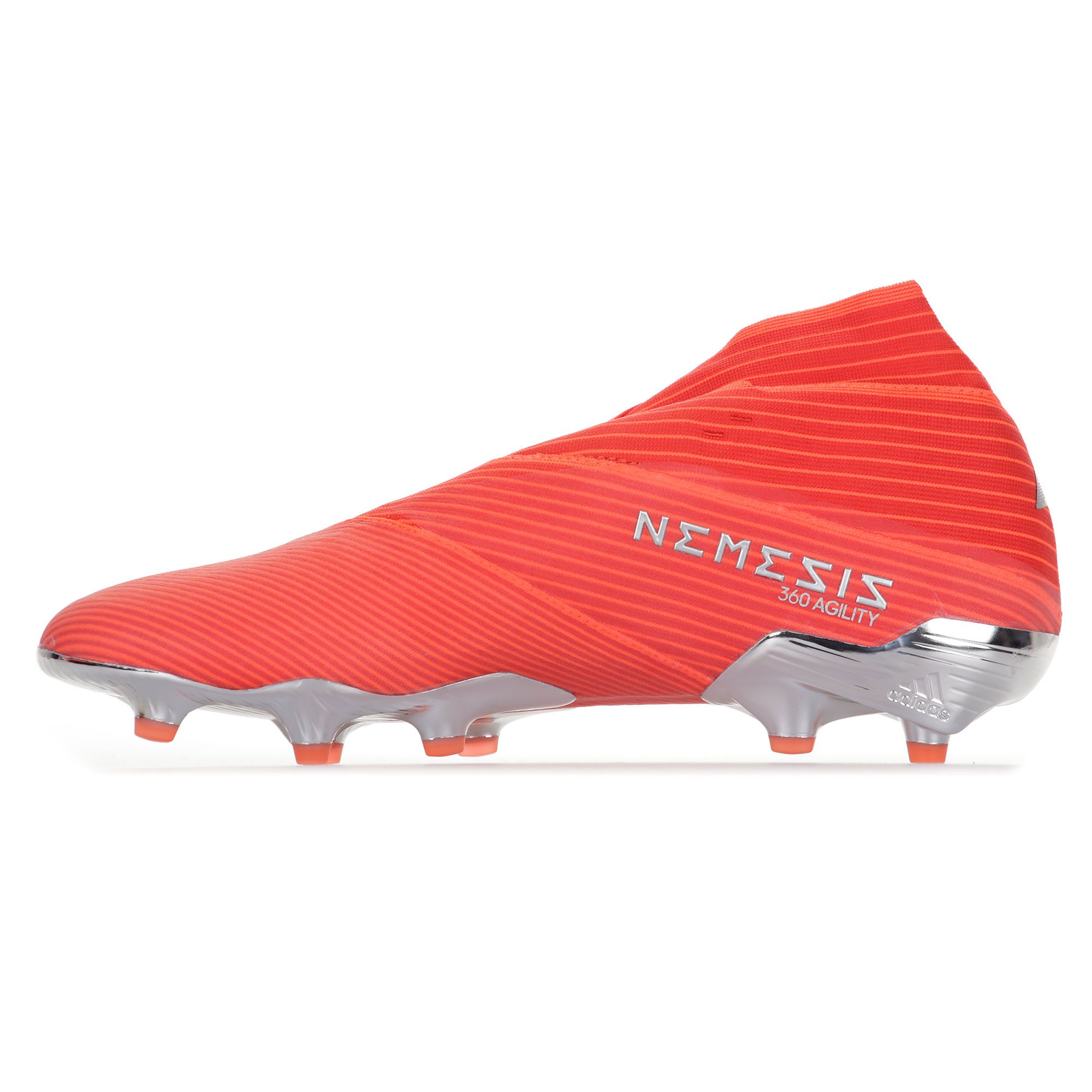 Botas de Fútbol Nemeziz 19+ FG Blanco Rojo - Fútbol Factory