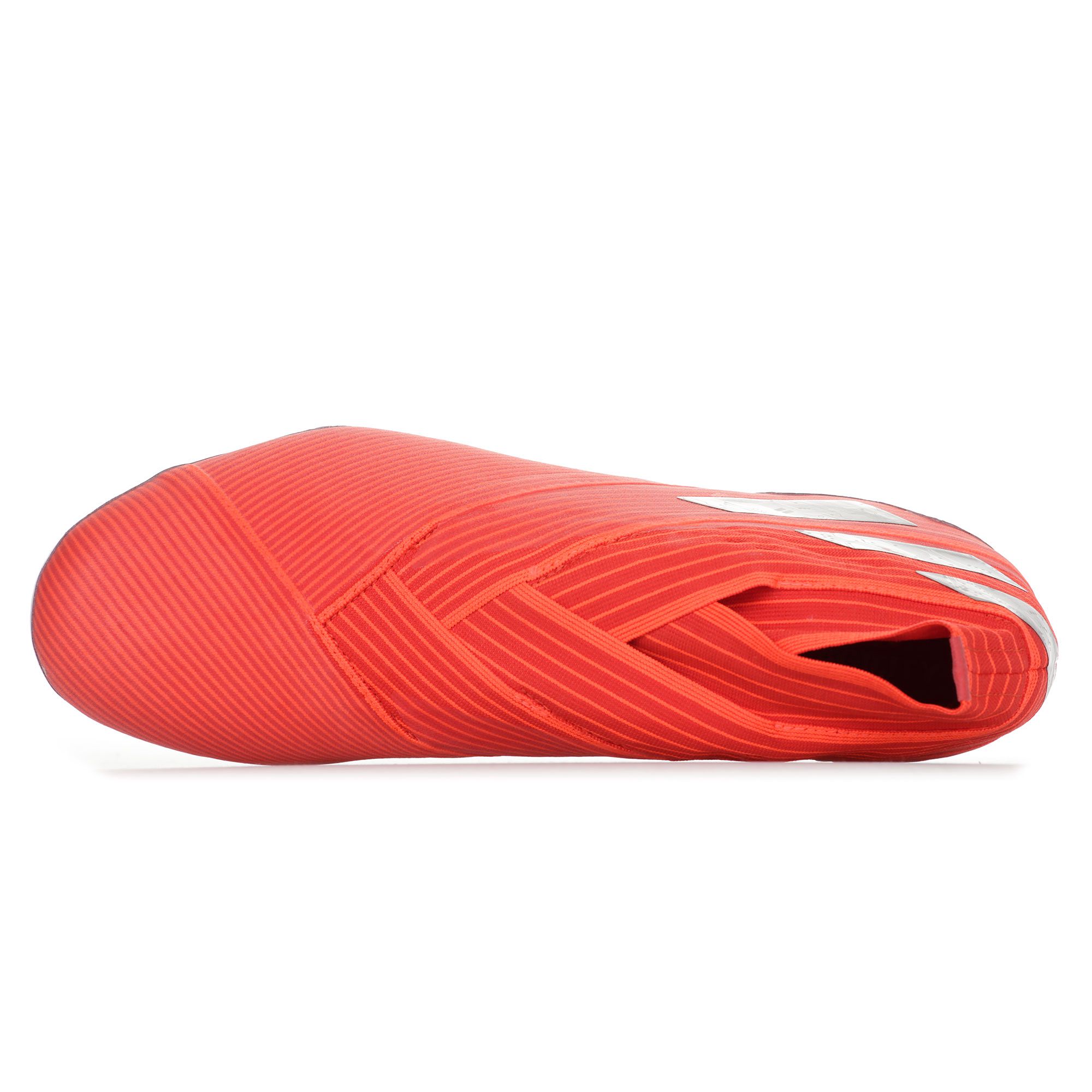 Botas de Fútbol Nemeziz 19+ FG Blanco Rojo - Fútbol Factory