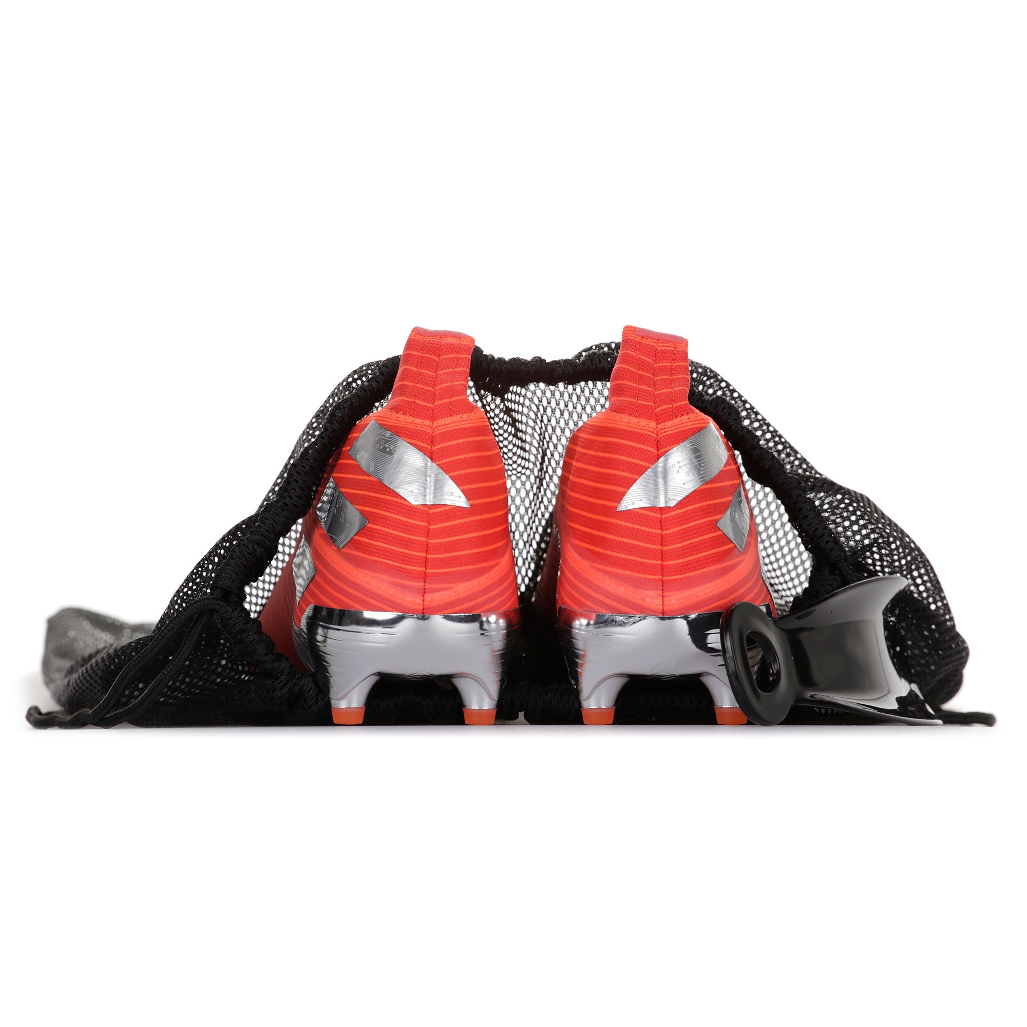 Botas de Fútbol Nemeziz 19+ FG Blanco Rojo - Fútbol Factory