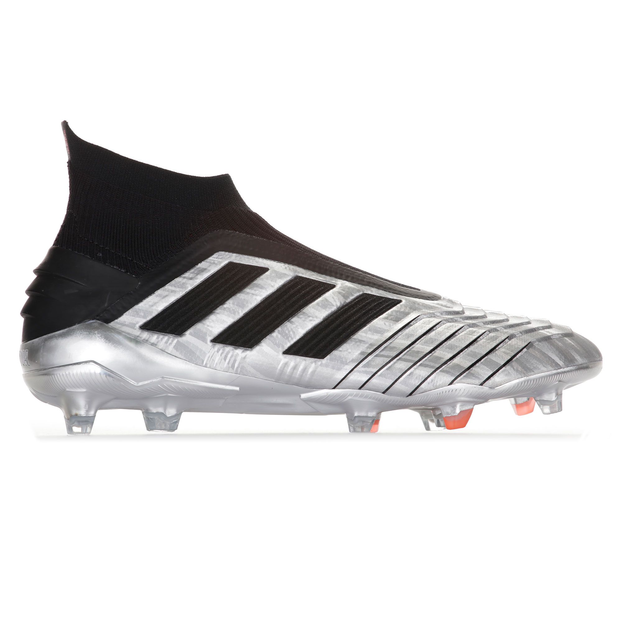 Botas de Fútbol Predator 19+ FG Plata Negro - Fútbol Factory
