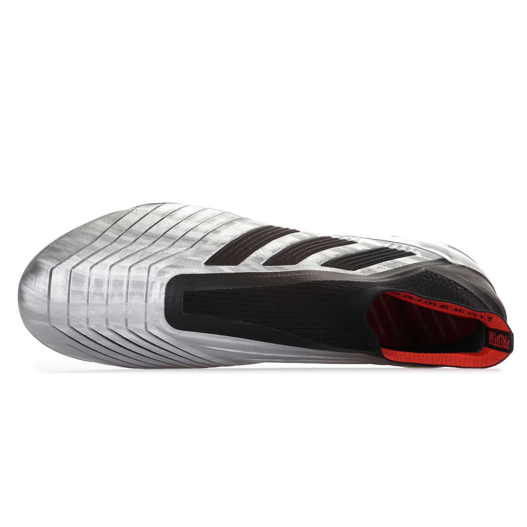 Botas de Fútbol Predator 19+ FG Plata Negro - Fútbol Factory