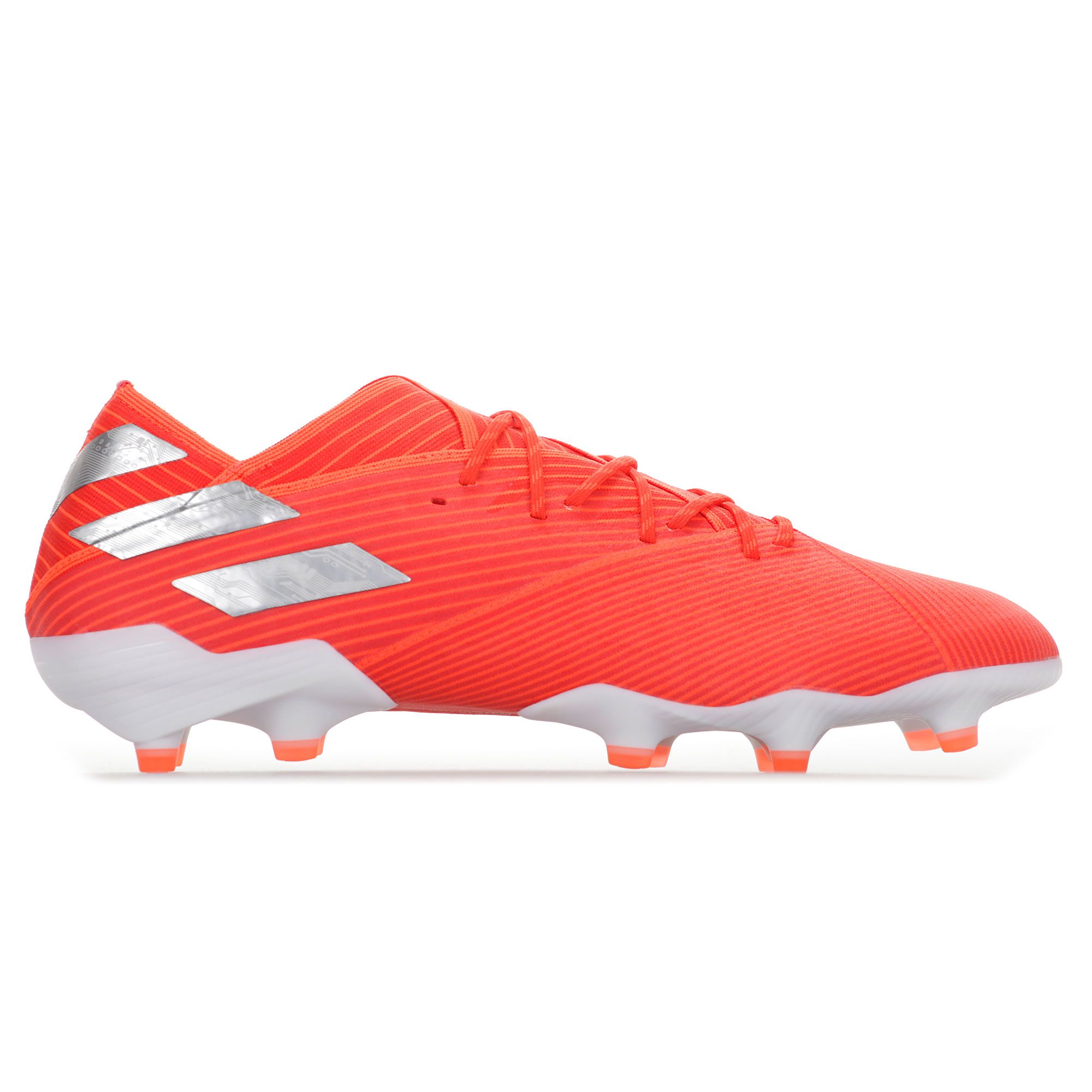 Botas de Fútbol Nemeziz 19.1 FG Blanco Rojo - Fútbol Factory