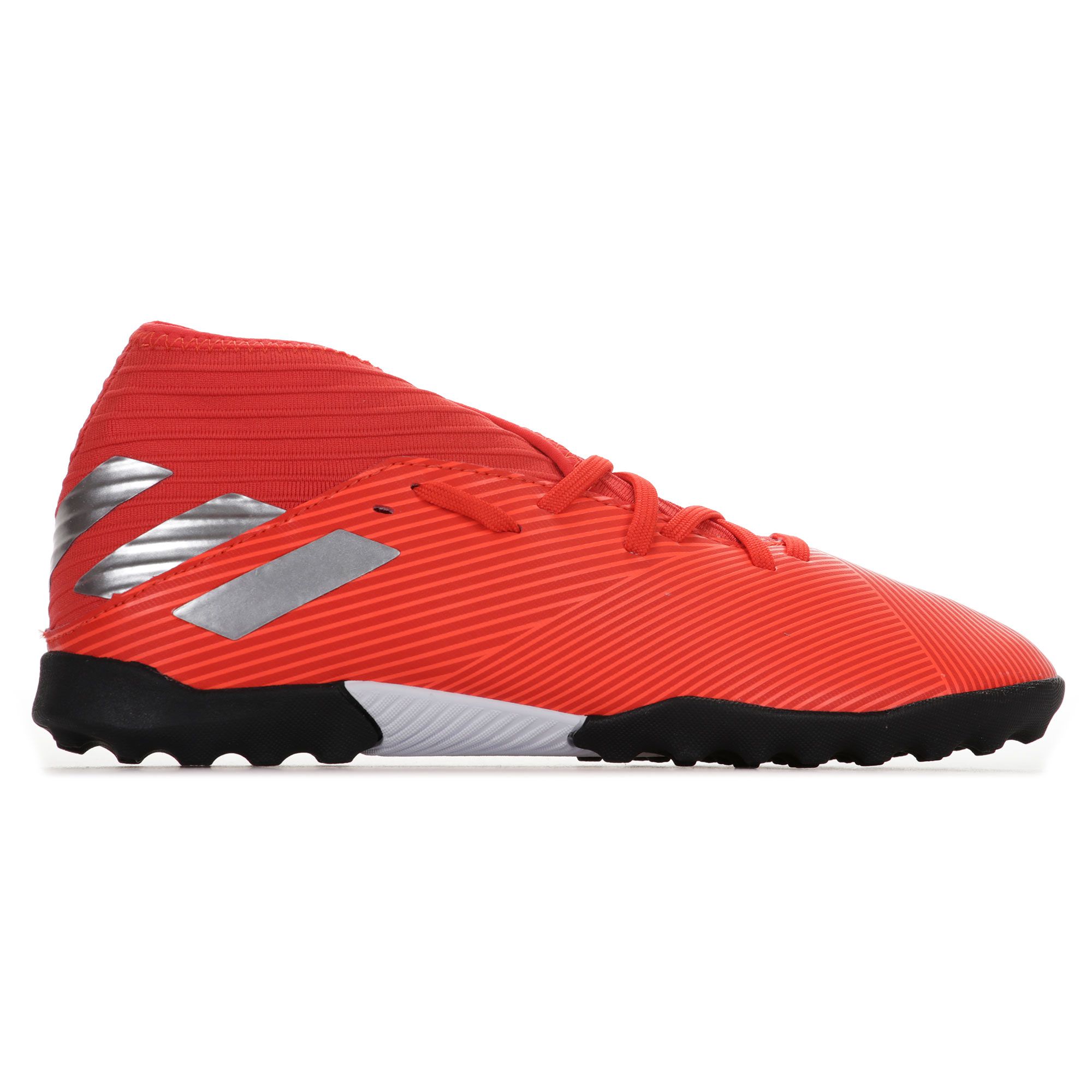 Botas de fútbol Nemeziz 19.3 Multitaco Junior Rojo Plata - Fútbol Factory