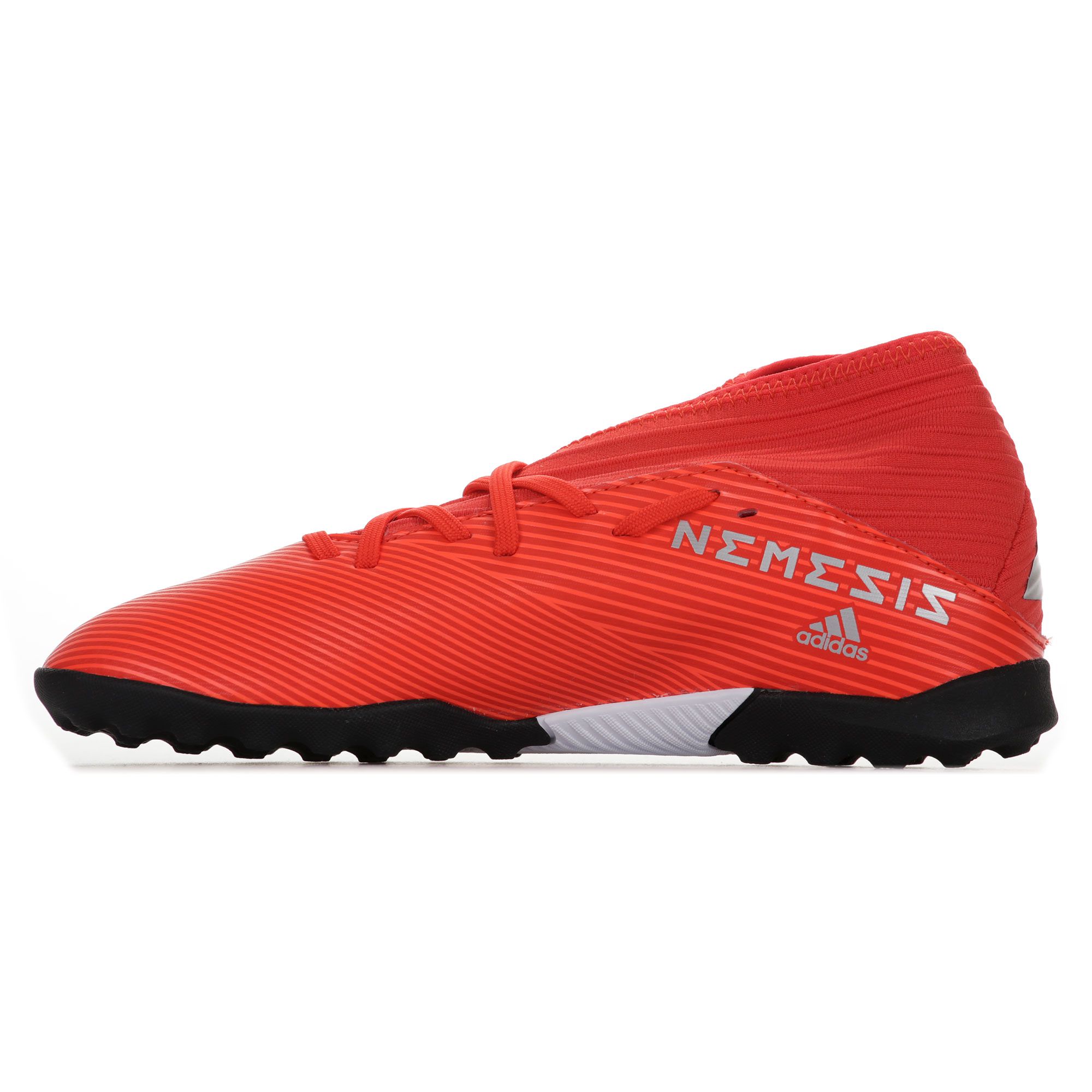 Botas de fútbol Nemeziz 19.3 Multitaco Junior Rojo Plata - Fútbol Factory