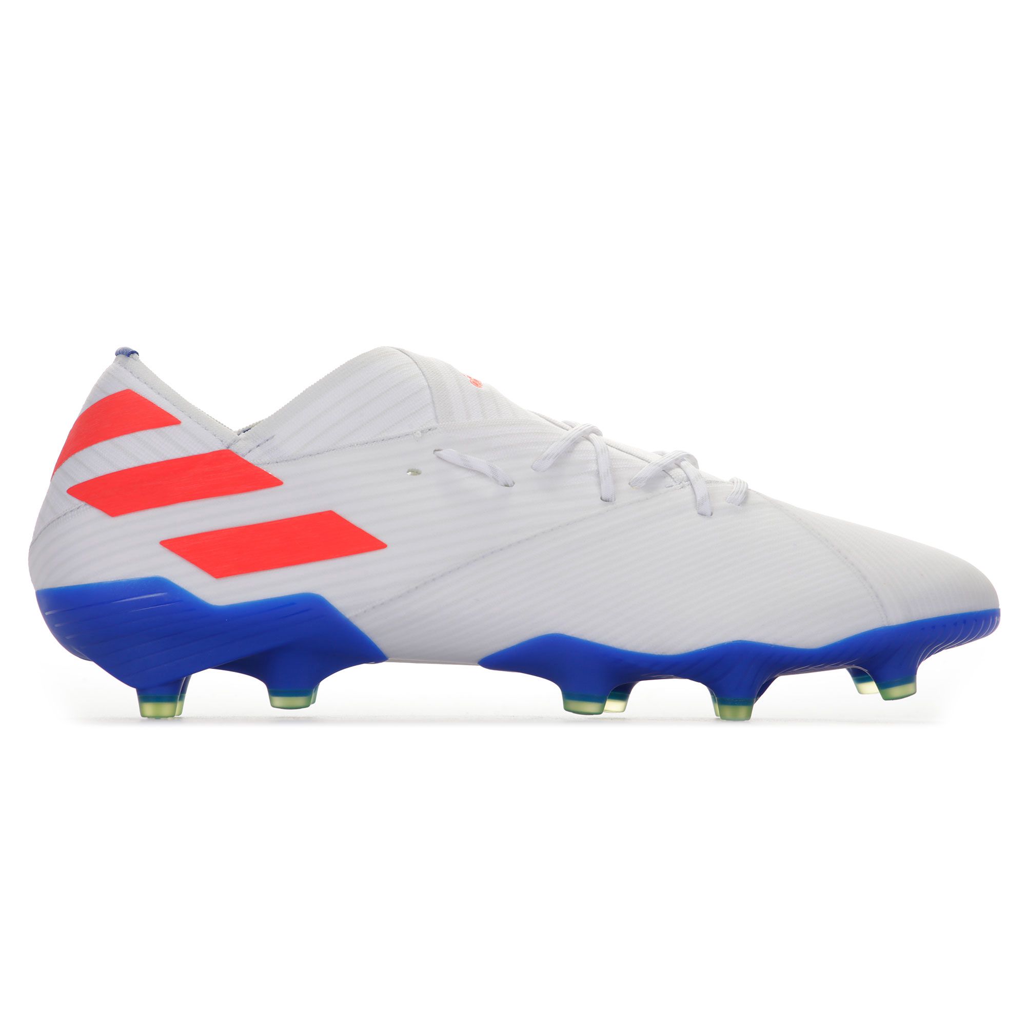 Botas de Fútbol Nemeziz Messi 19.1 FG Blanco Rojo - Fútbol Factory