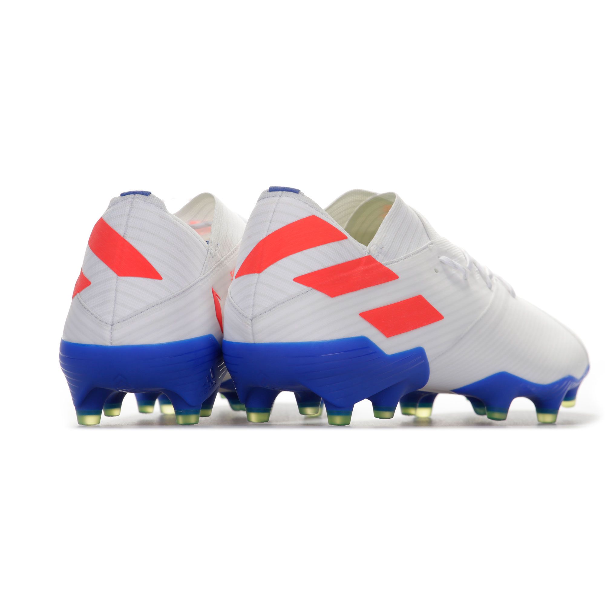 Botas de Fútbol Nemeziz Messi 19.1 FG Blanco Rojo - Fútbol Factory