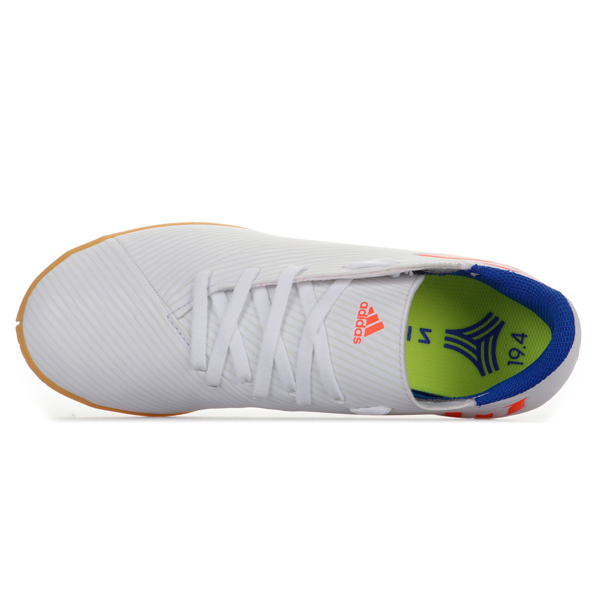 Zapatillas de fútbol sala Nemeziz Messi 19.3 IN Junior Blanco Azul - Fútbol Factory