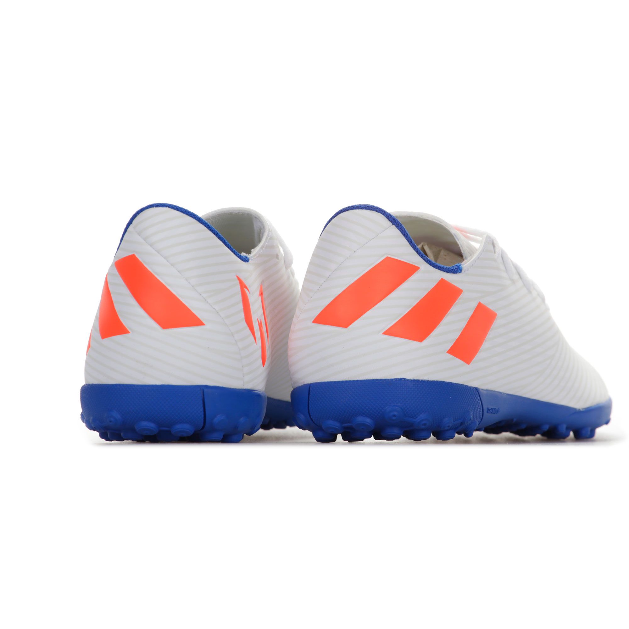 Botas de Fútbol Nemeziz Messi 19.4 Multitaco Junior Blanco Azul - Fútbol Factory