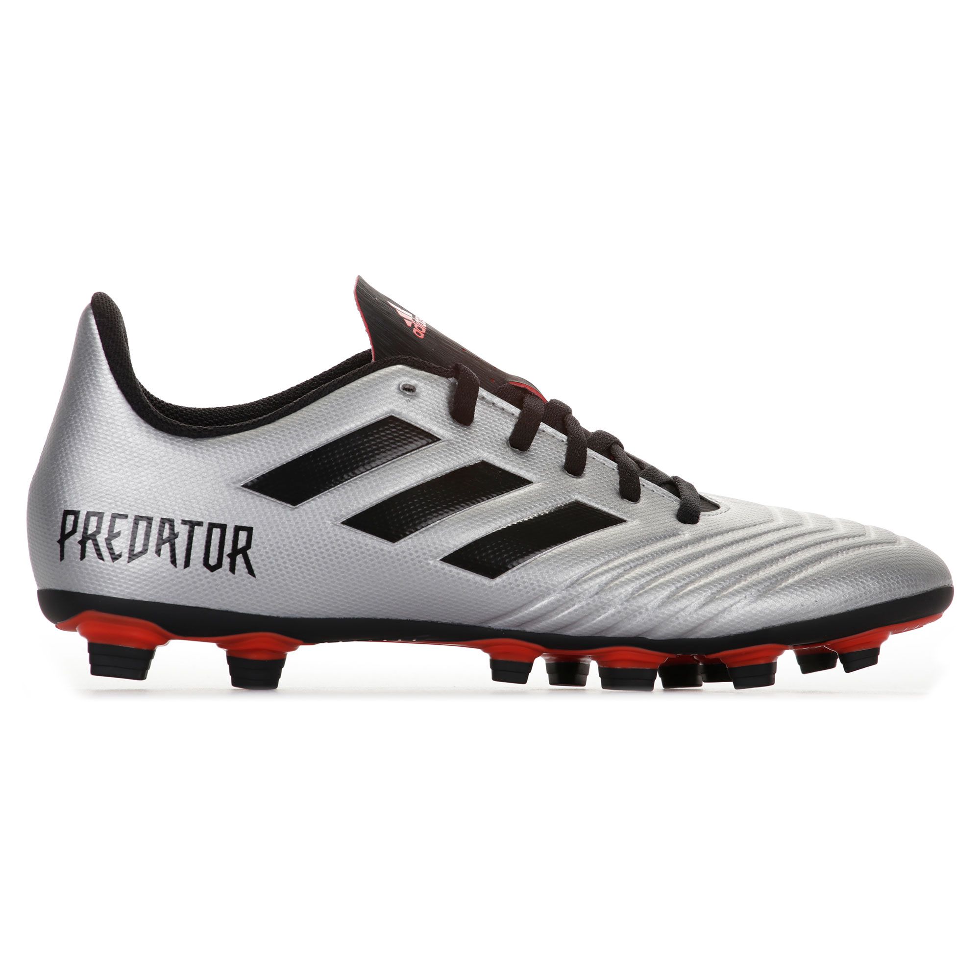 Botas de Fútbol Predator 19.4 FxG Plata Negro - Fútbol Factory