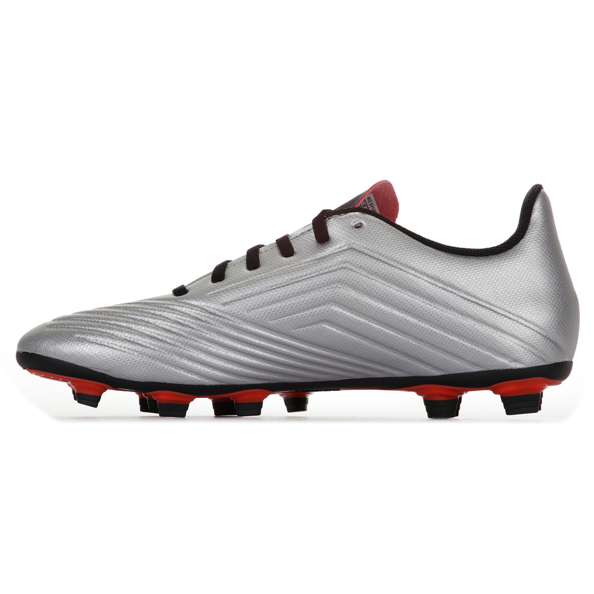 Botas de Fútbol Predator 19.4 FxG Plata Negro - Fútbol Factory