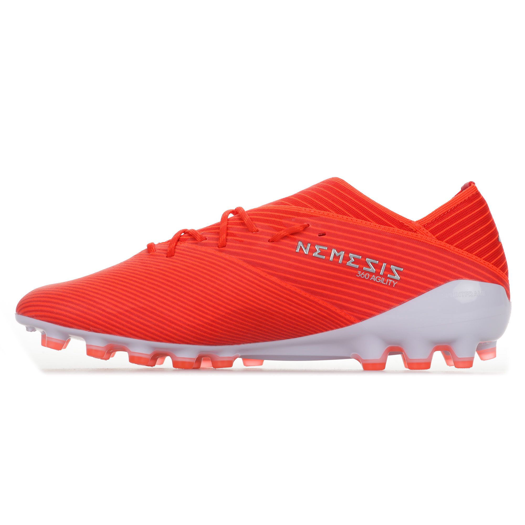 Botas de Fútbol Nemeziz 19.1 AG Rojo Plata - Fútbol Factory