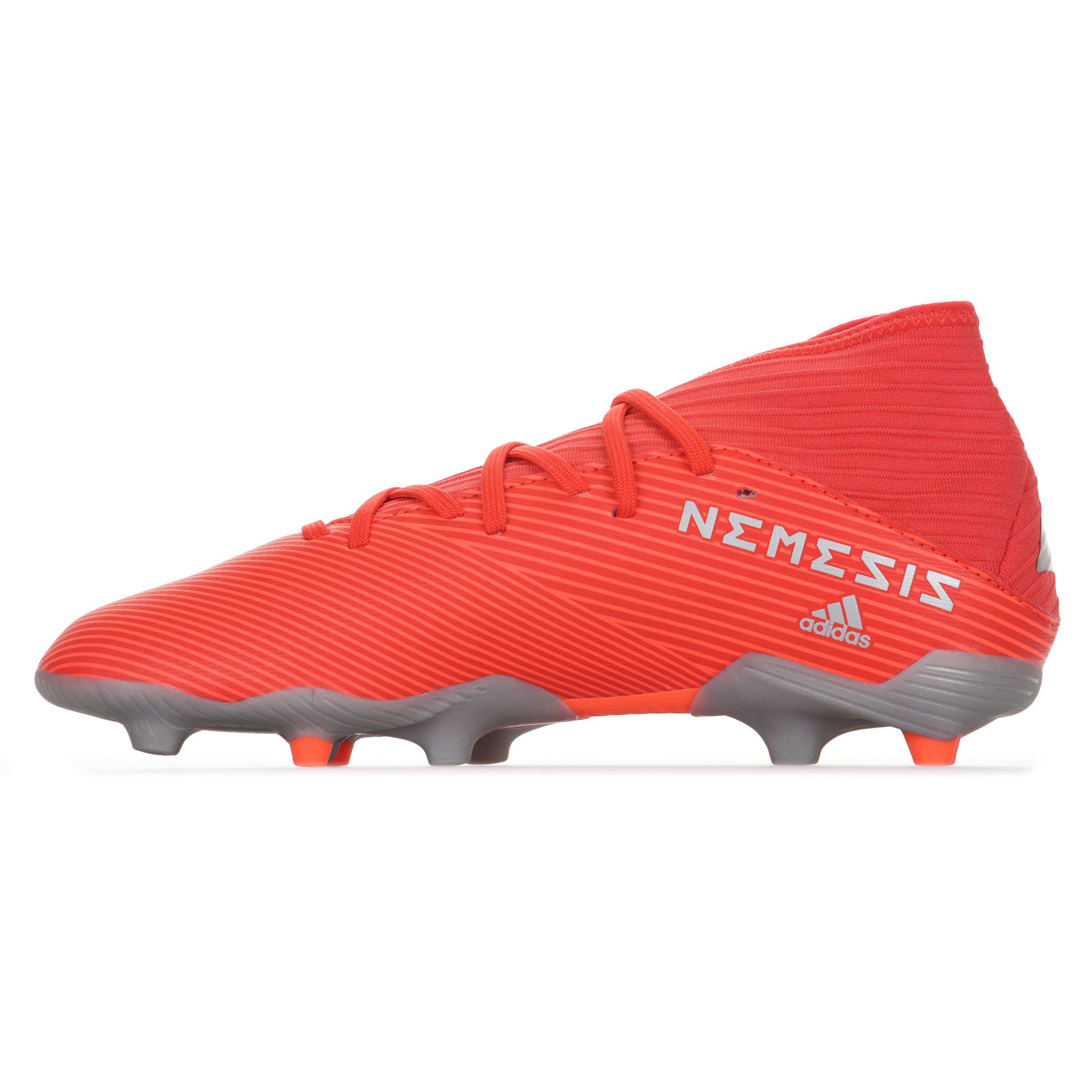 Botas de fútbol Nemeziz 19.3 FG Junior Rojo Plata - Fútbol Factory
