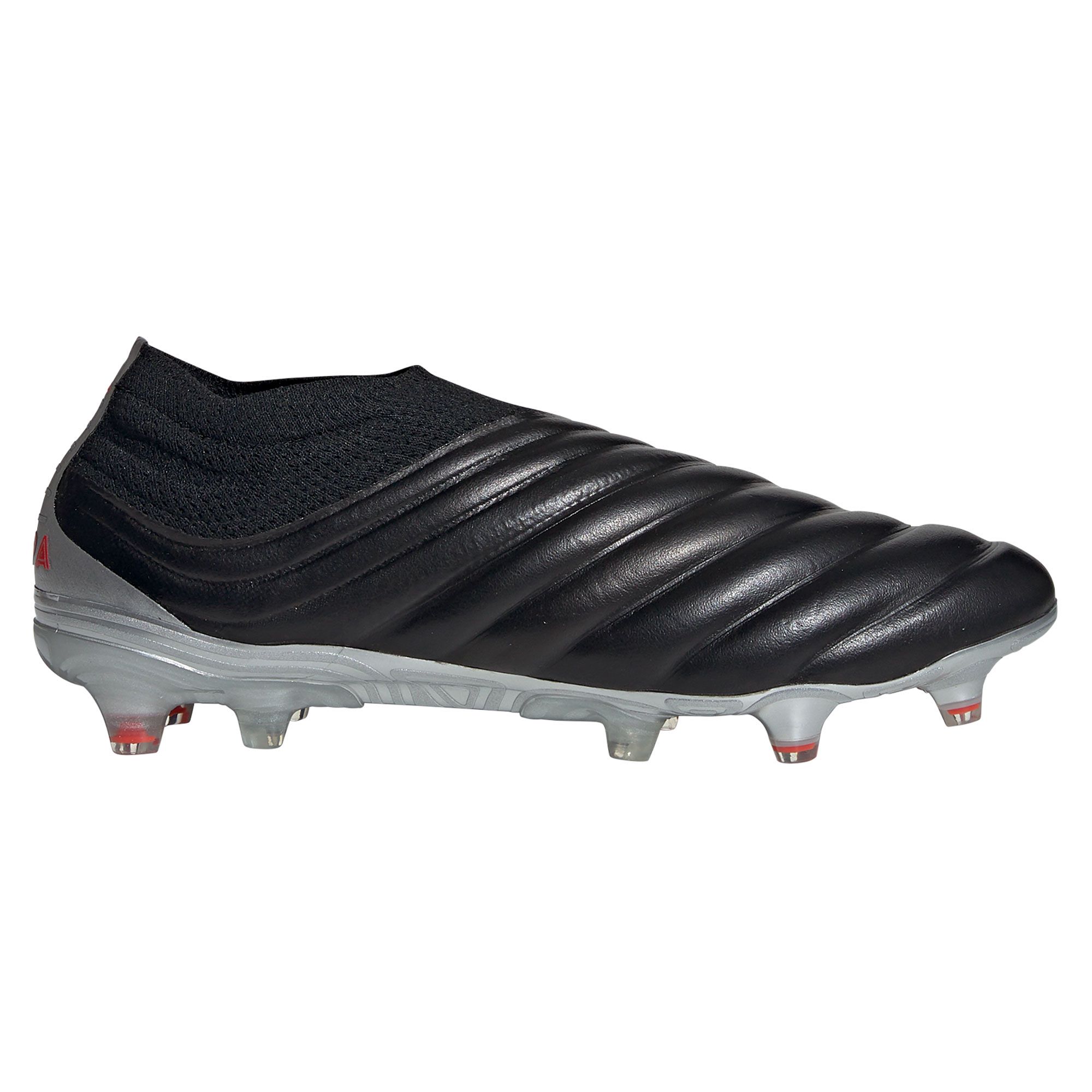 Botas de Futbol Copa 19 FG Negro Rojo