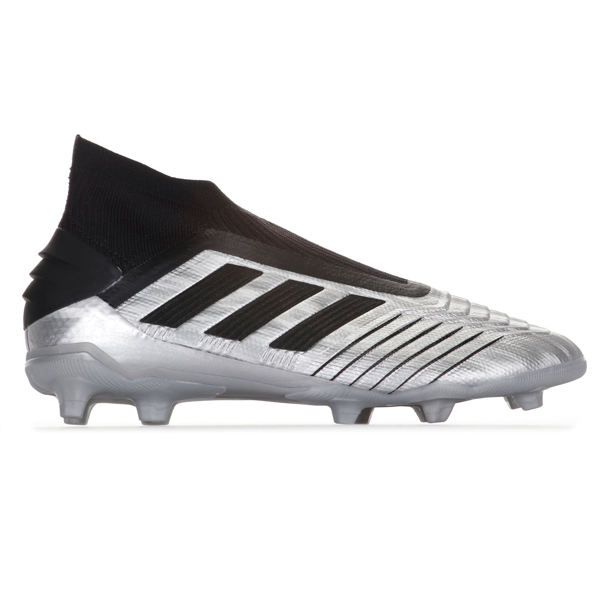 Botas de Futbol Predator 19 FG Junior Plata Negro