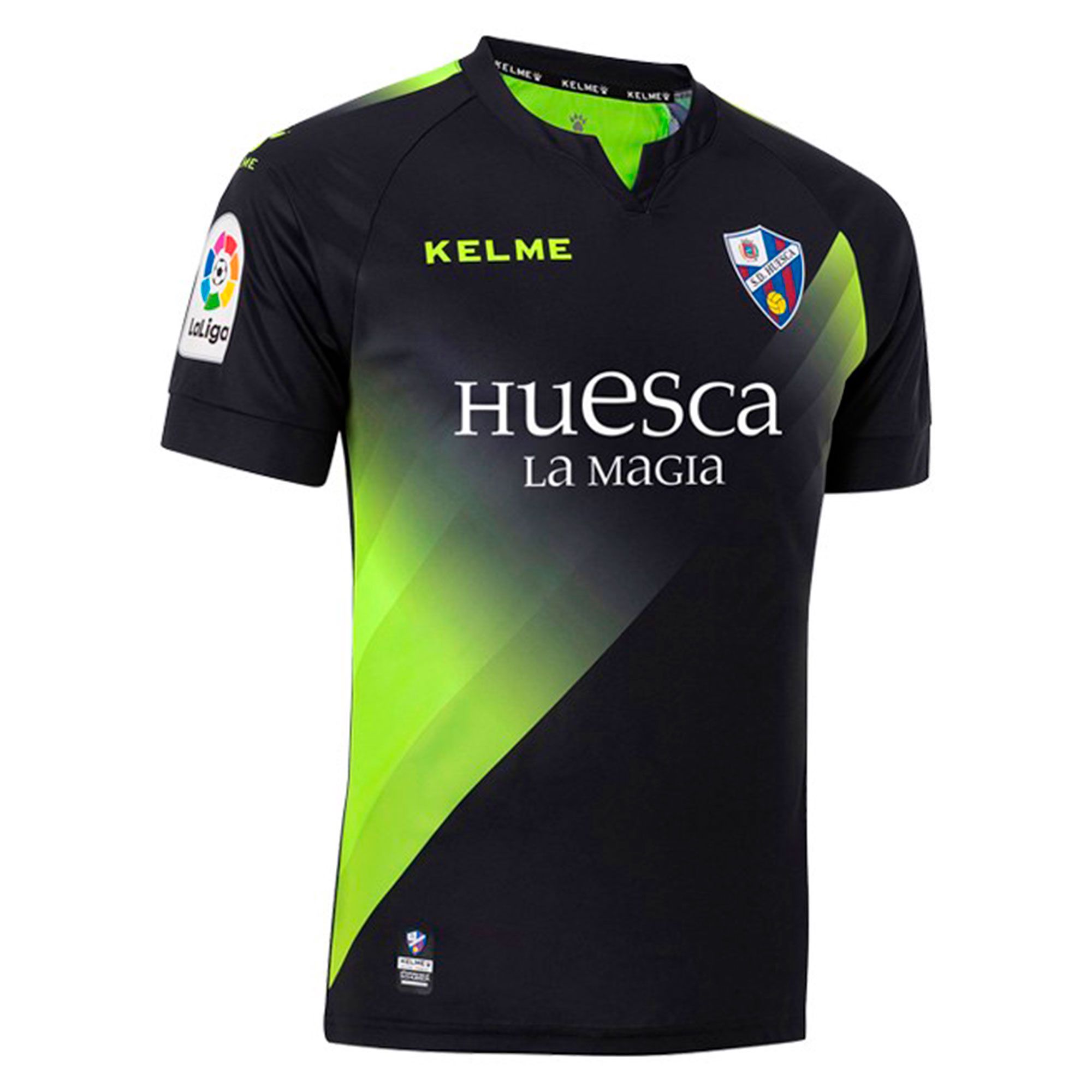 Camiseta 3ª SD Huesca 2018/2019 Negro Verde - Fútbol Factory