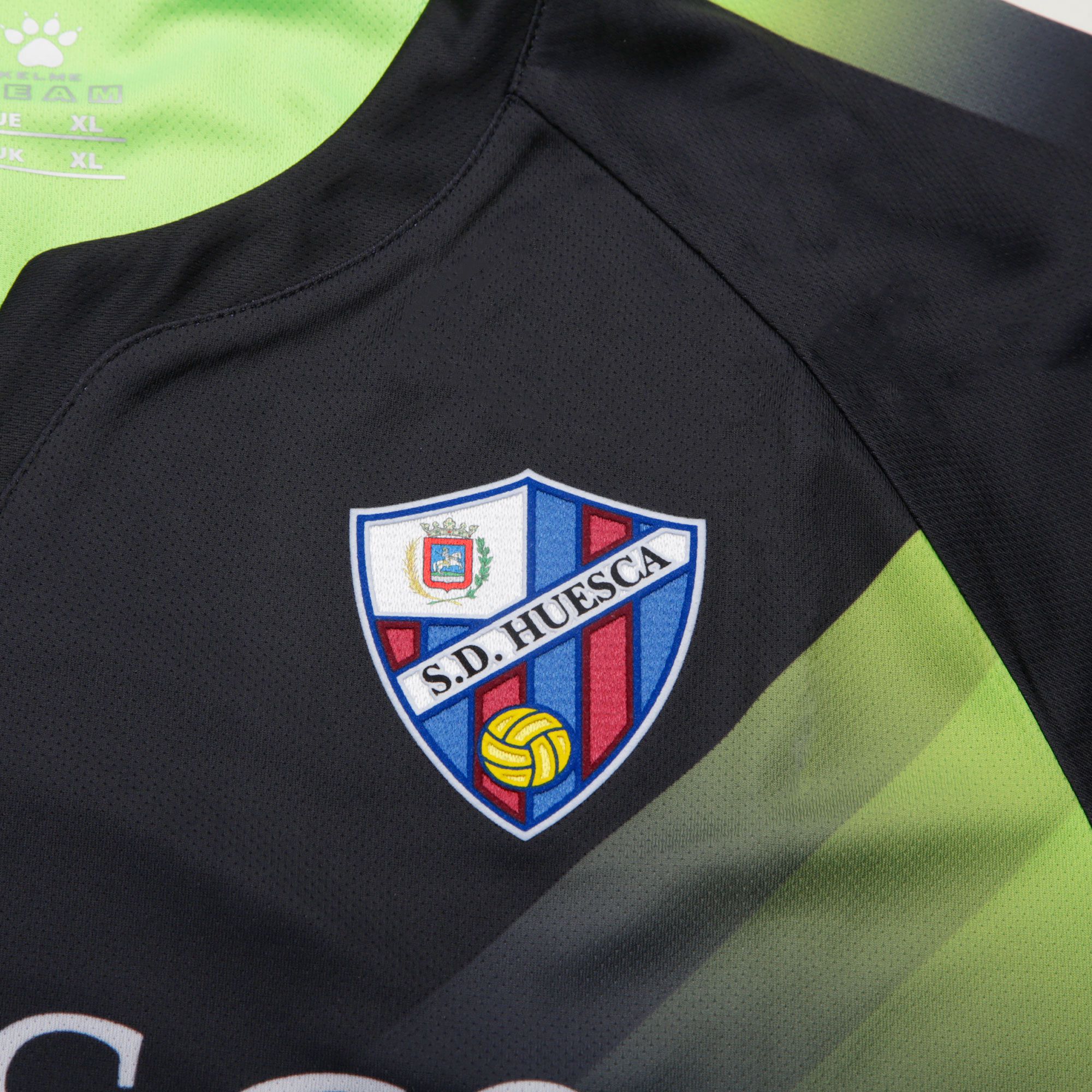 Camiseta 3ª SD Huesca 2018/2019 Negro Verde - Fútbol Factory