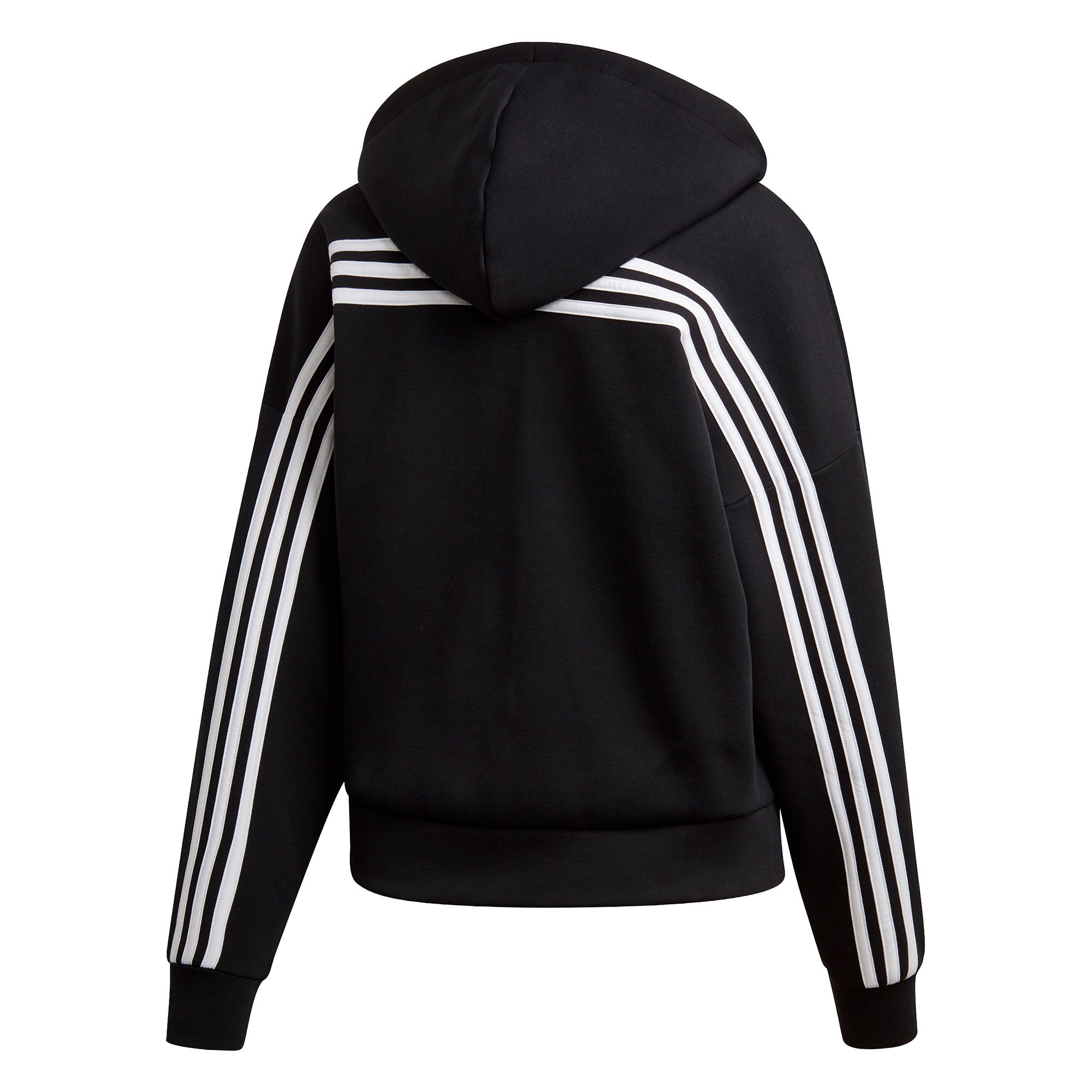 Chaqueta Must Haves Tres Bandas Mujer Negro - Fútbol Factory