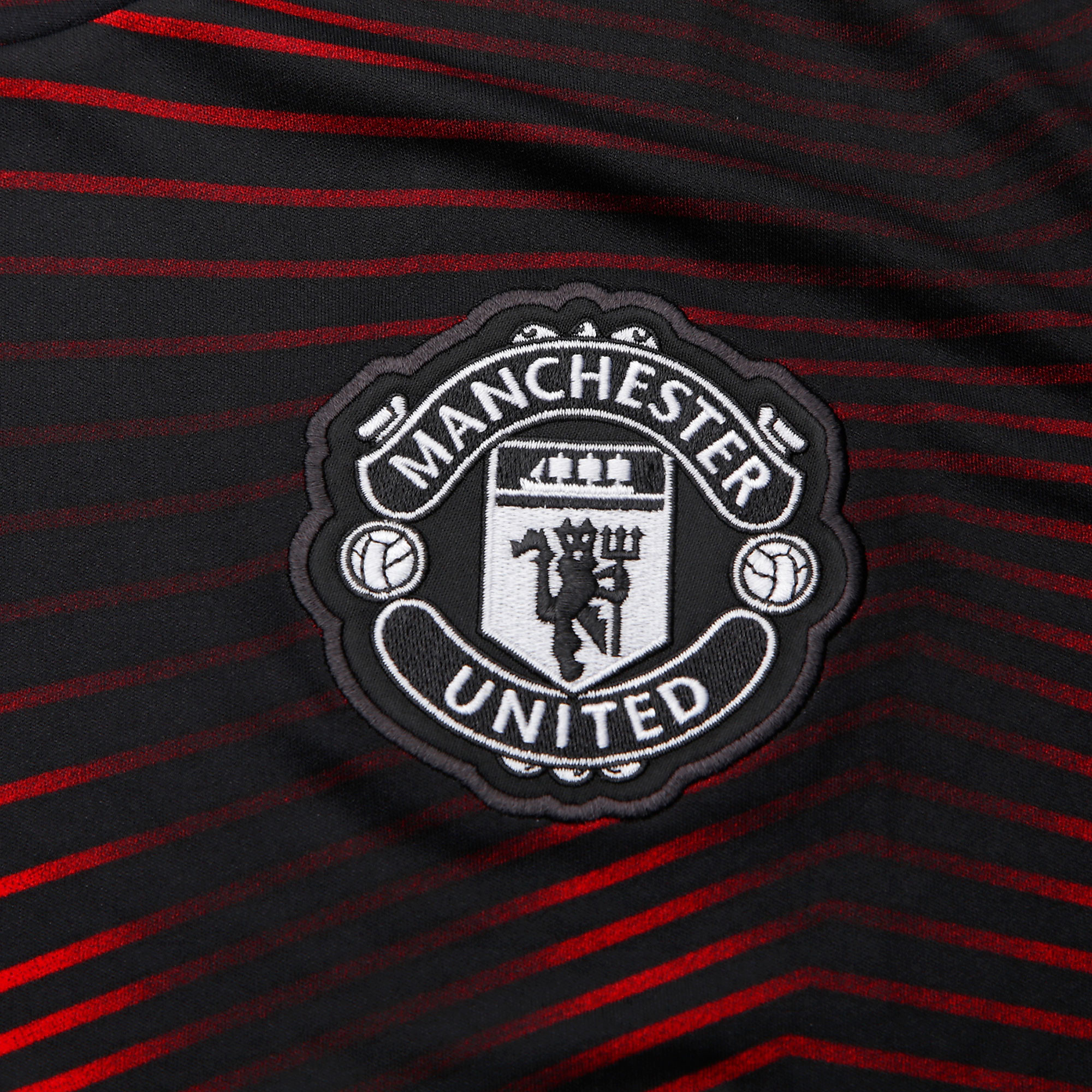 Camiseta Pre-Match Manchester United 2018/2019 Parley Negro - Fútbol Factory