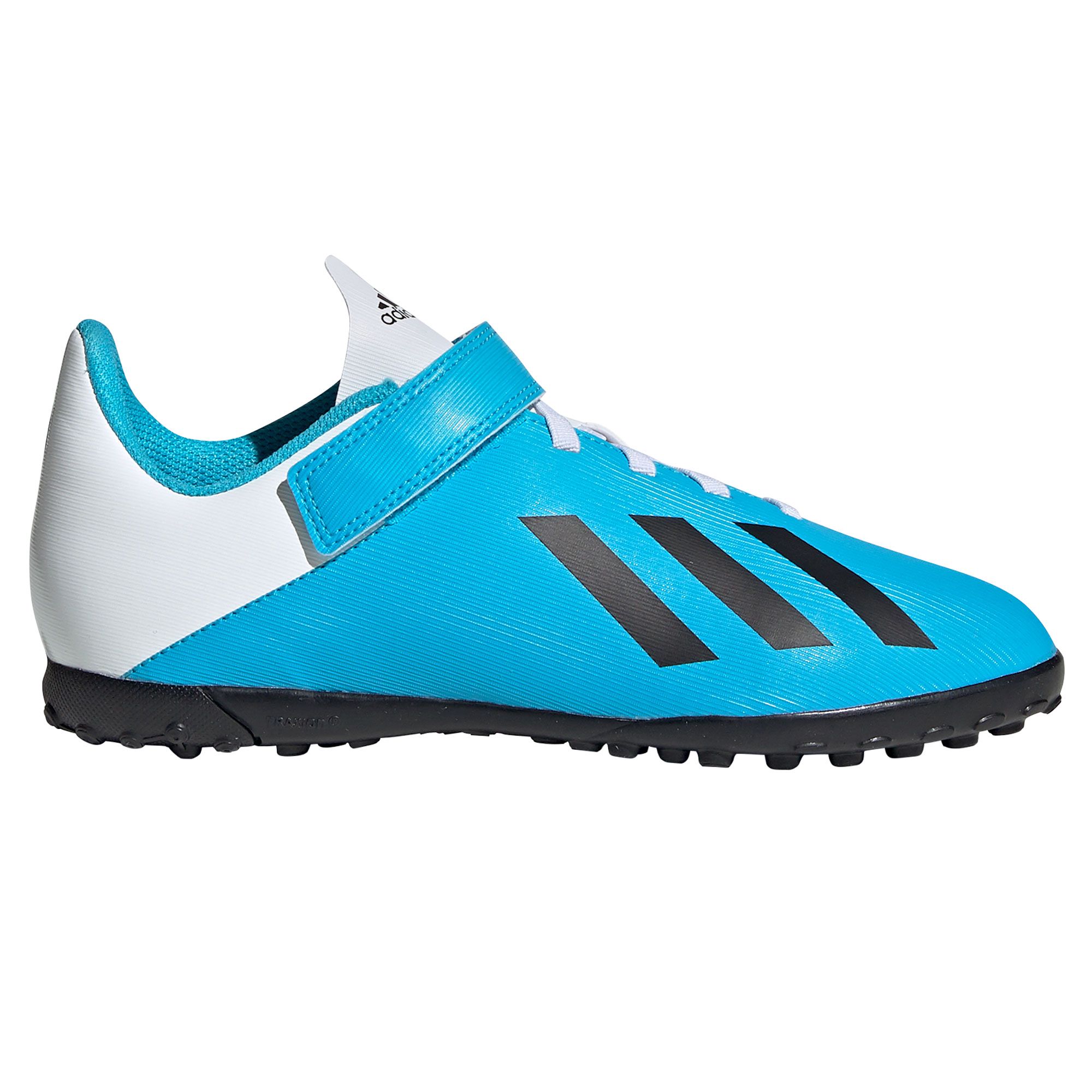 Botas de Fútbol X 19.4 Multitaco Velcro Junior Azul - Fútbol Factory