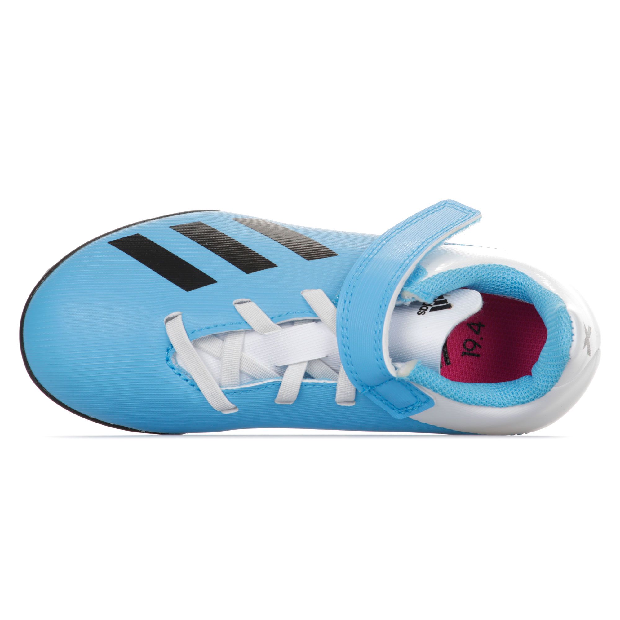 Botas de Fútbol X 19.4 Multitaco Velcro Junior Azul - Fútbol Factory