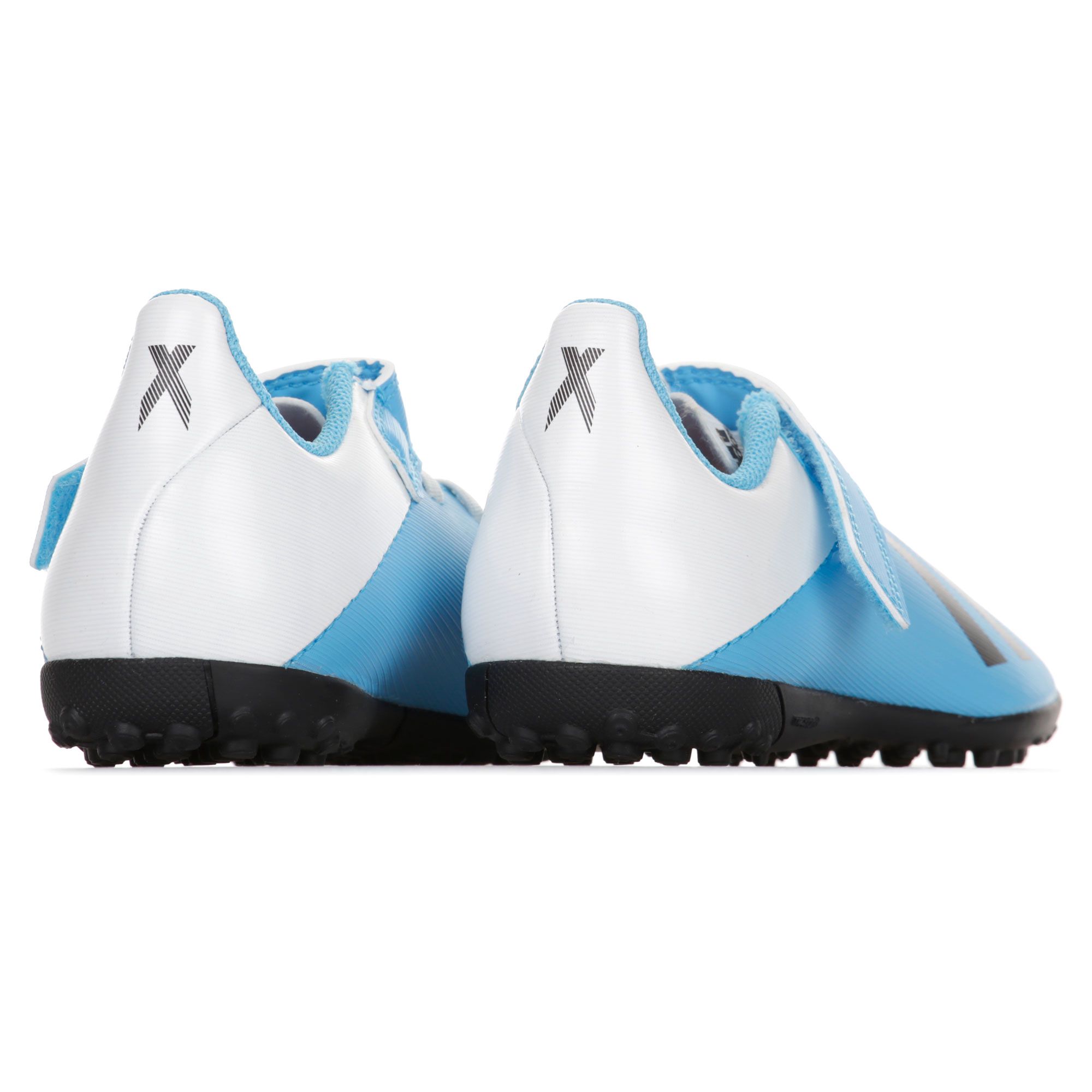 Botas de Fútbol X 19.4 Multitaco Velcro Junior Azul - Fútbol Factory