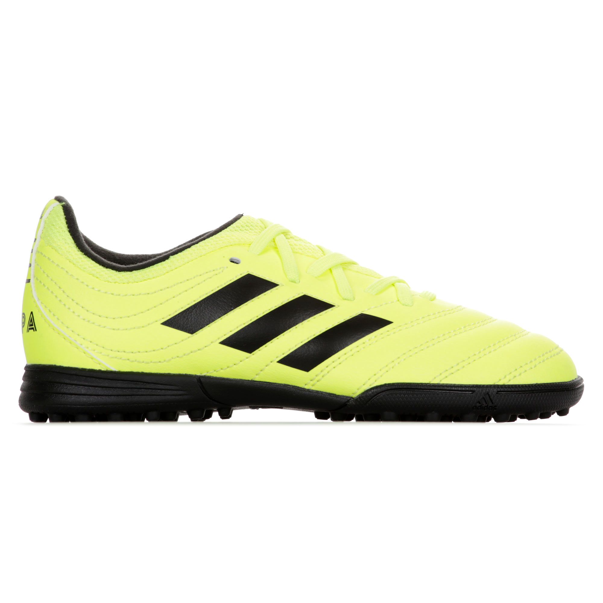 Botas de Fútbol Copa 19.3 Multitaco Junior Amarillo Flúor - Fútbol Factory