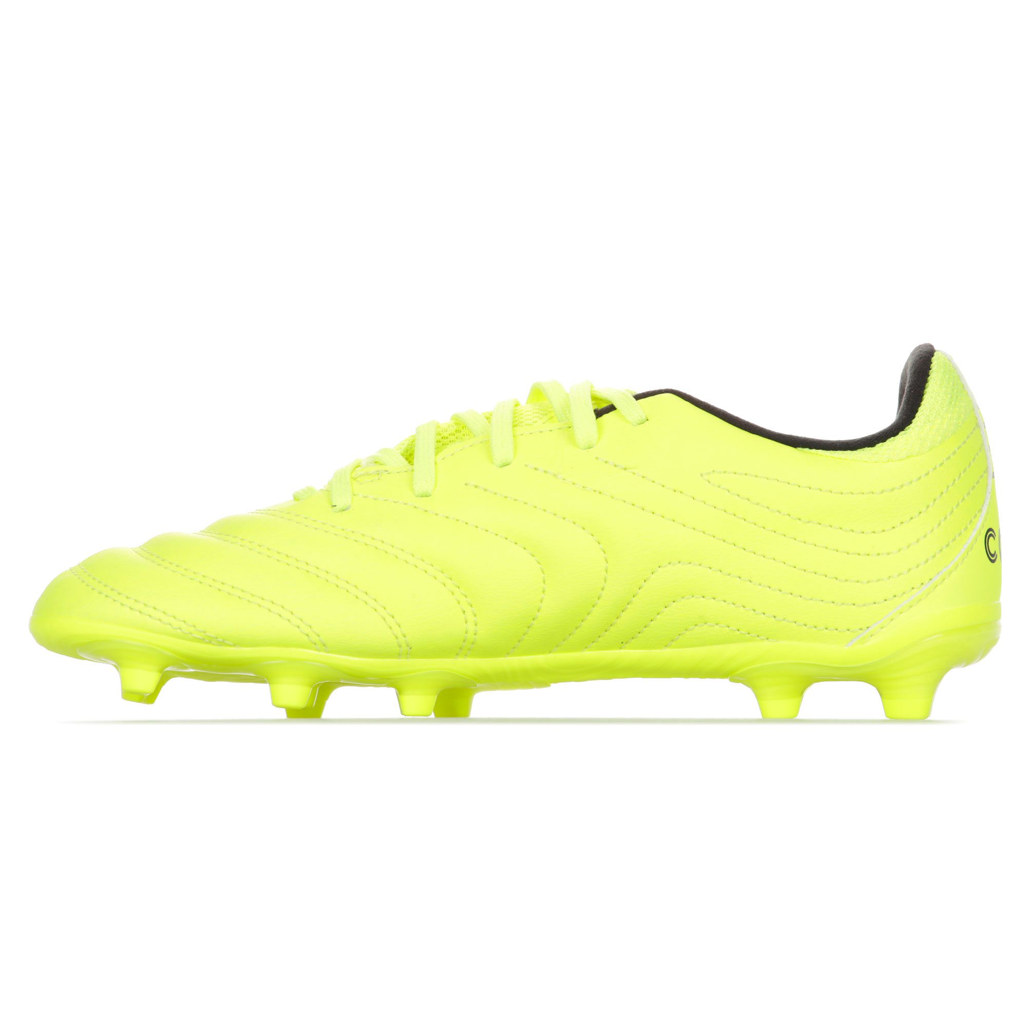 Botas de Fútbol Copa 19.3 FG Junior Amarillo Fluor - Fútbol Factory