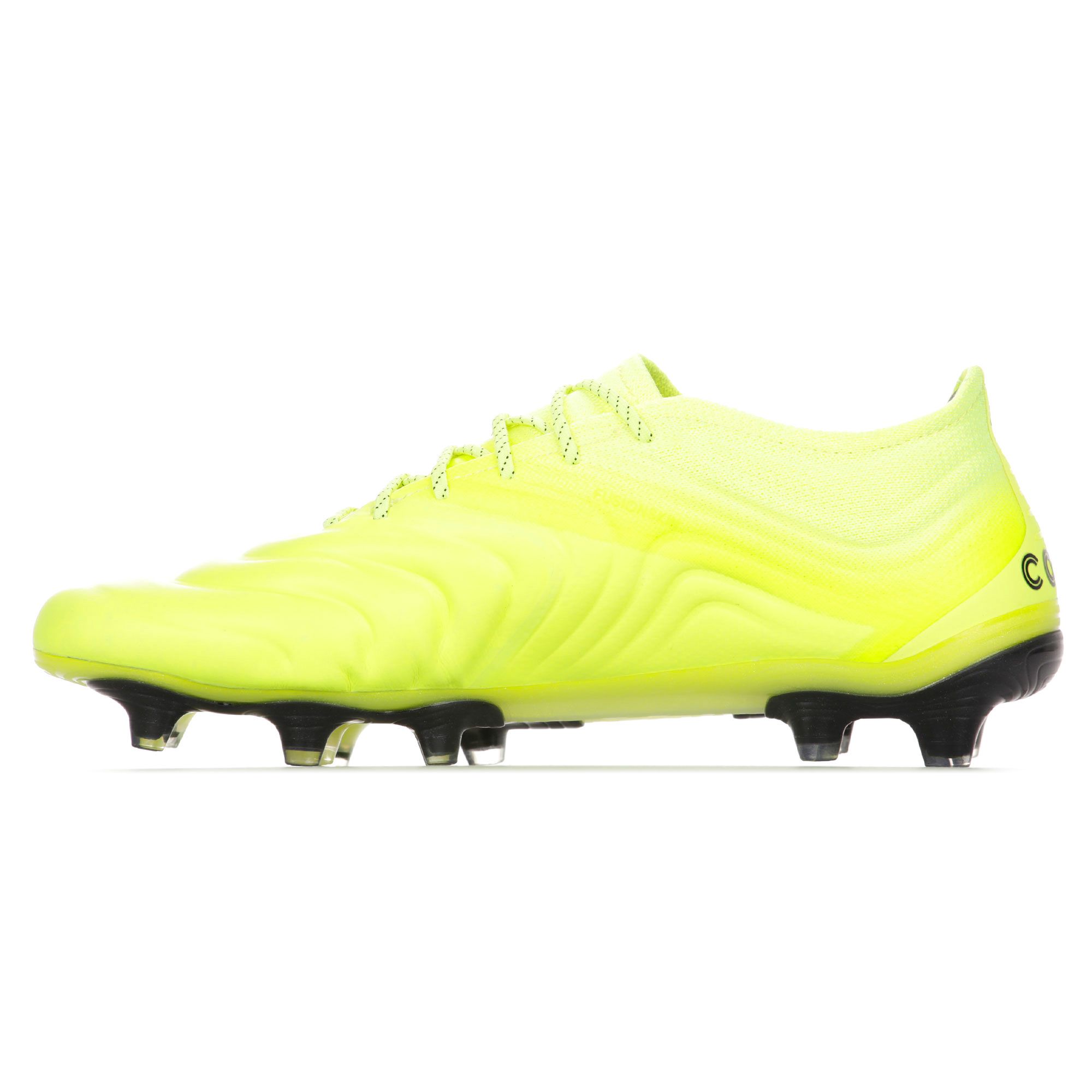 Botas de Fútbol Copa 19.1 FG Amarillo Fluor - Fútbol Factory