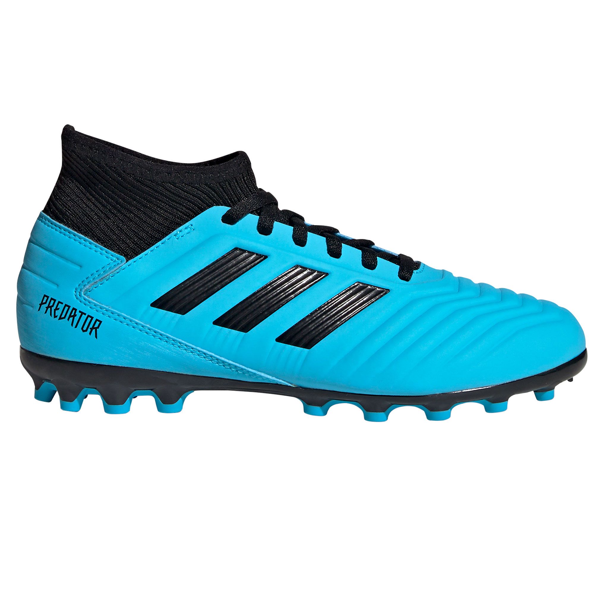 Botas de Fútbol Predator 19.3 Junior AG Azul Negro - Fútbol Factory