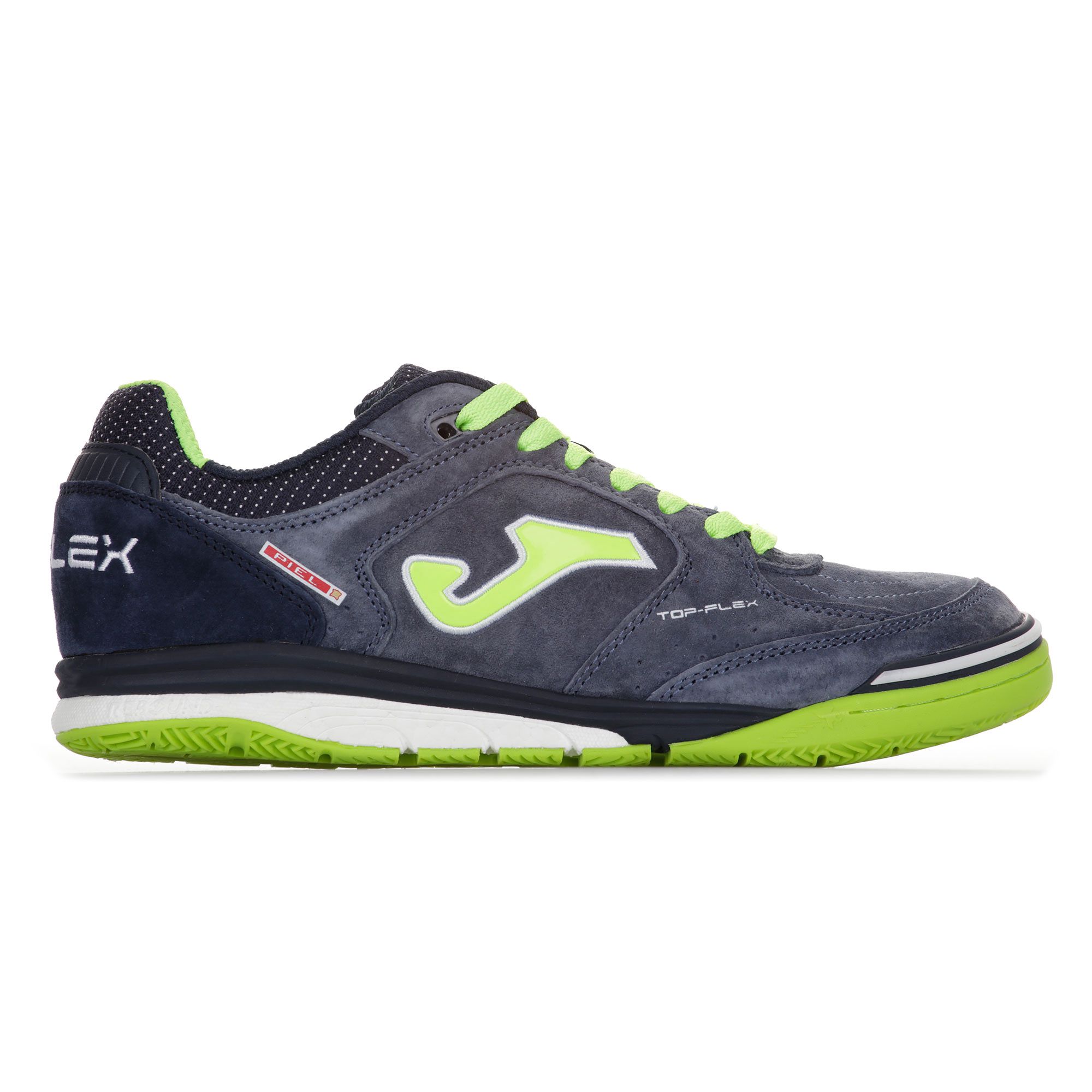 Zapatillas de Fútbol Sala Top Flex Nobuck IC Marino Fluor - Fútbol Factory