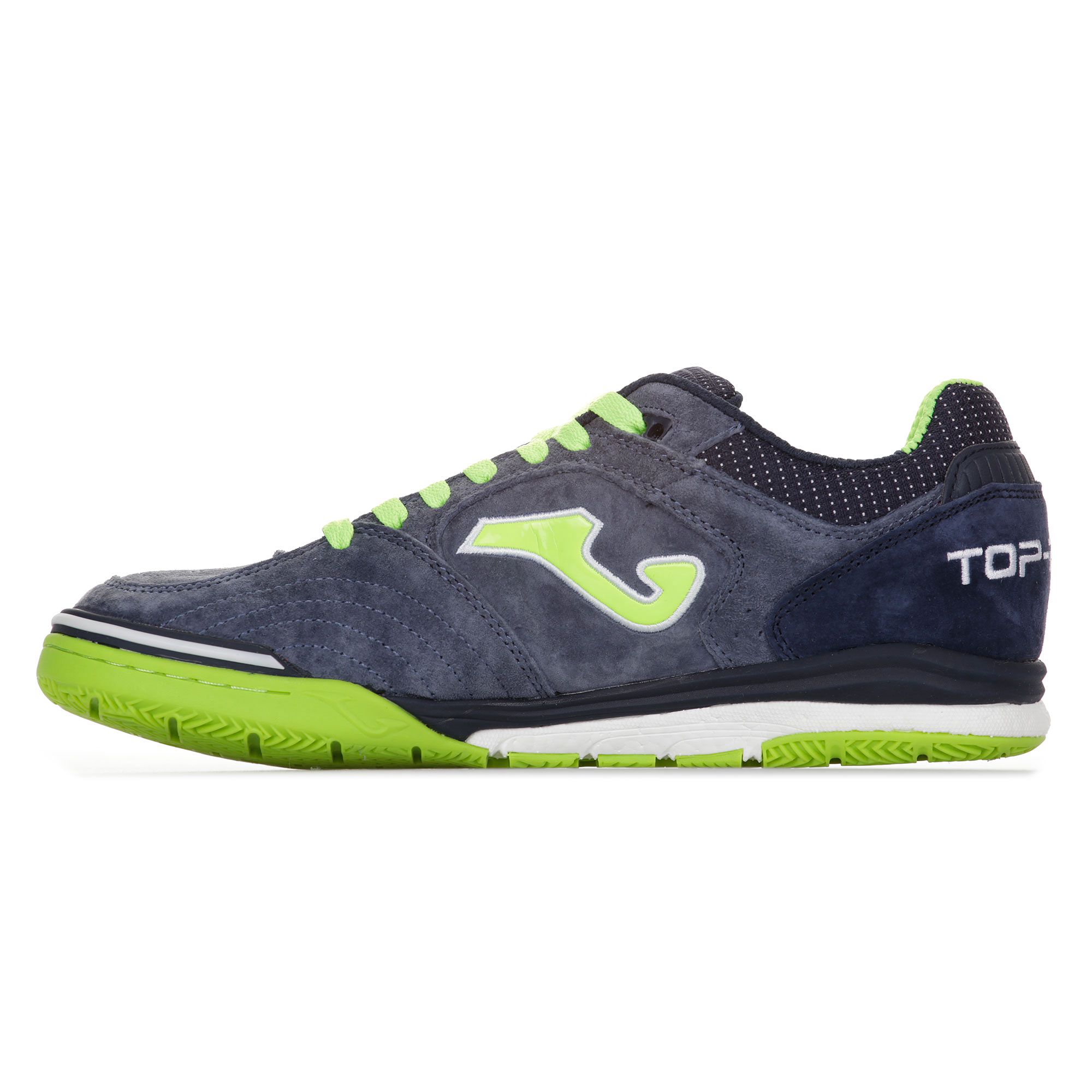Zapatillas de Fútbol Sala Top Flex Nobuck IC Marino Fluor - Fútbol Factory