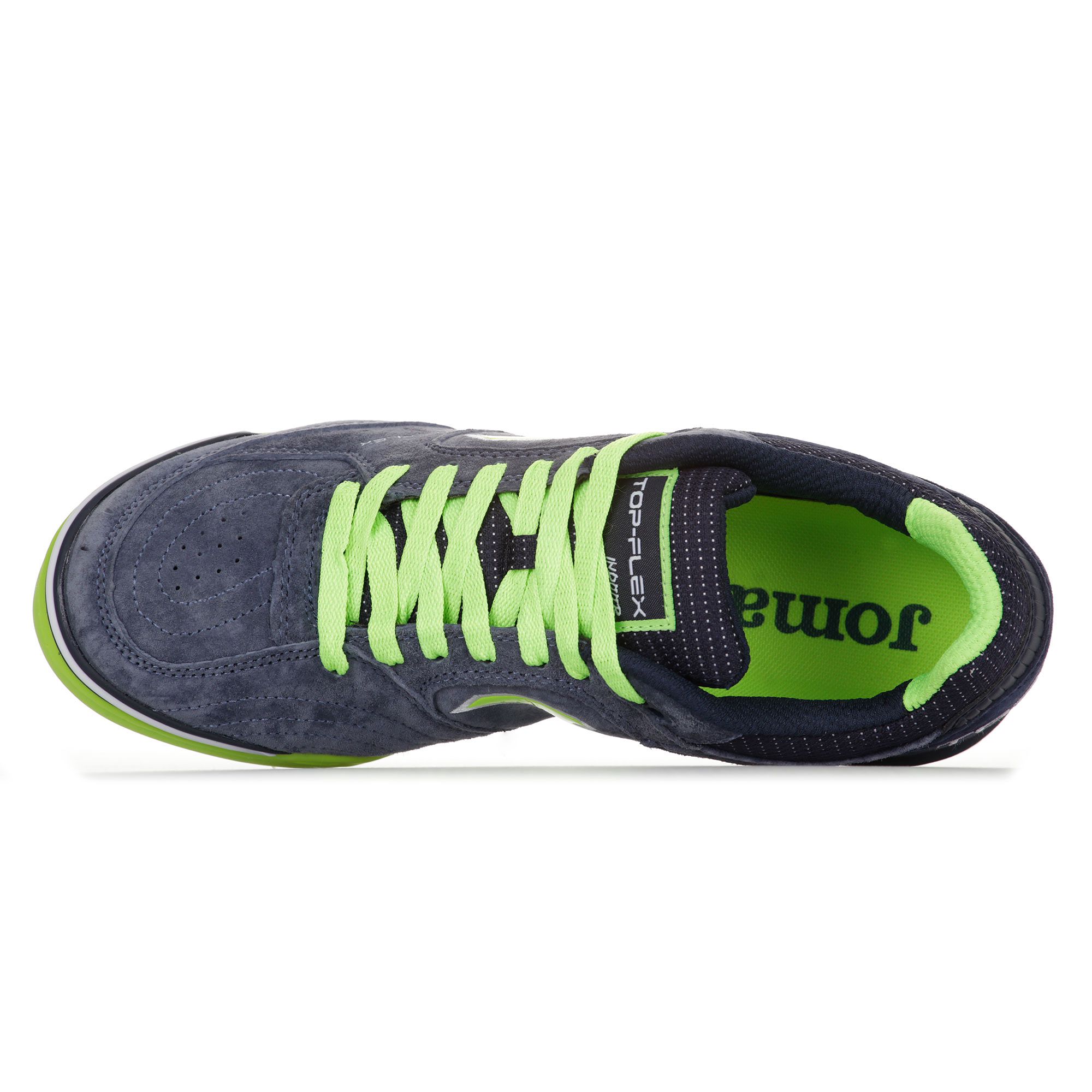 Zapatillas de Fútbol Sala Top Flex Nobuck IC Marino Fluor - Fútbol Factory