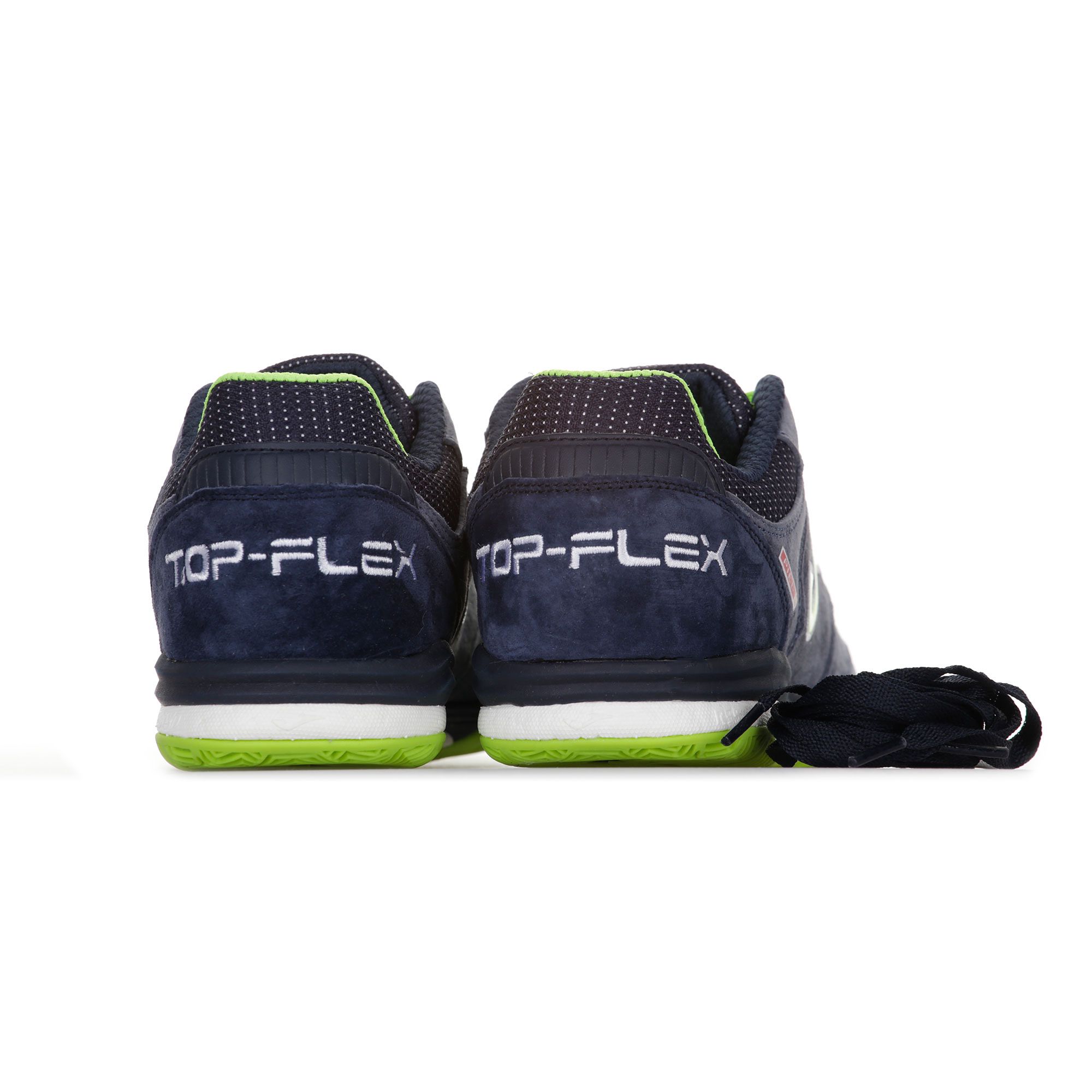 Zapatillas de Fútbol Sala Top Flex Nobuck IC Marino Fluor - Fútbol Factory