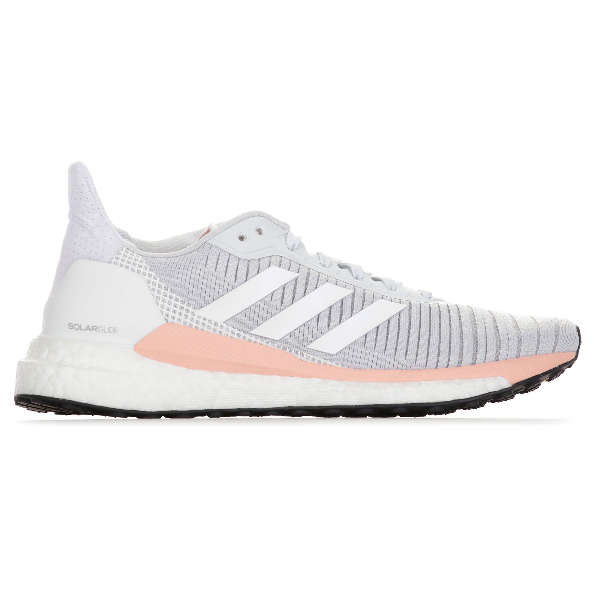 Zapatillas de Running Solar Glide 19 Mujer Gris Rosa - Fútbol Factory