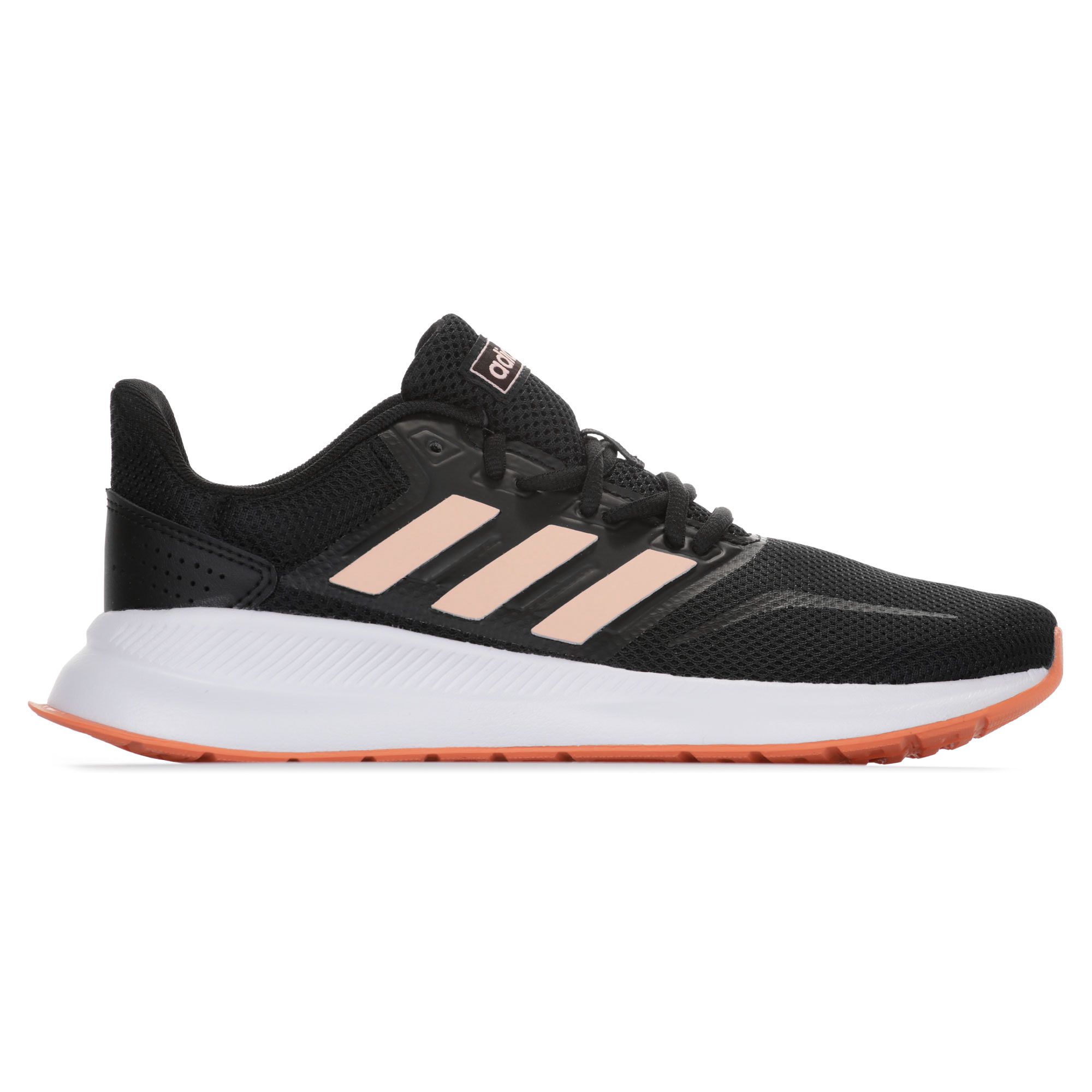 Zapatillas de Running RunFalcon Junior Negro Rosa - Fútbol Factory