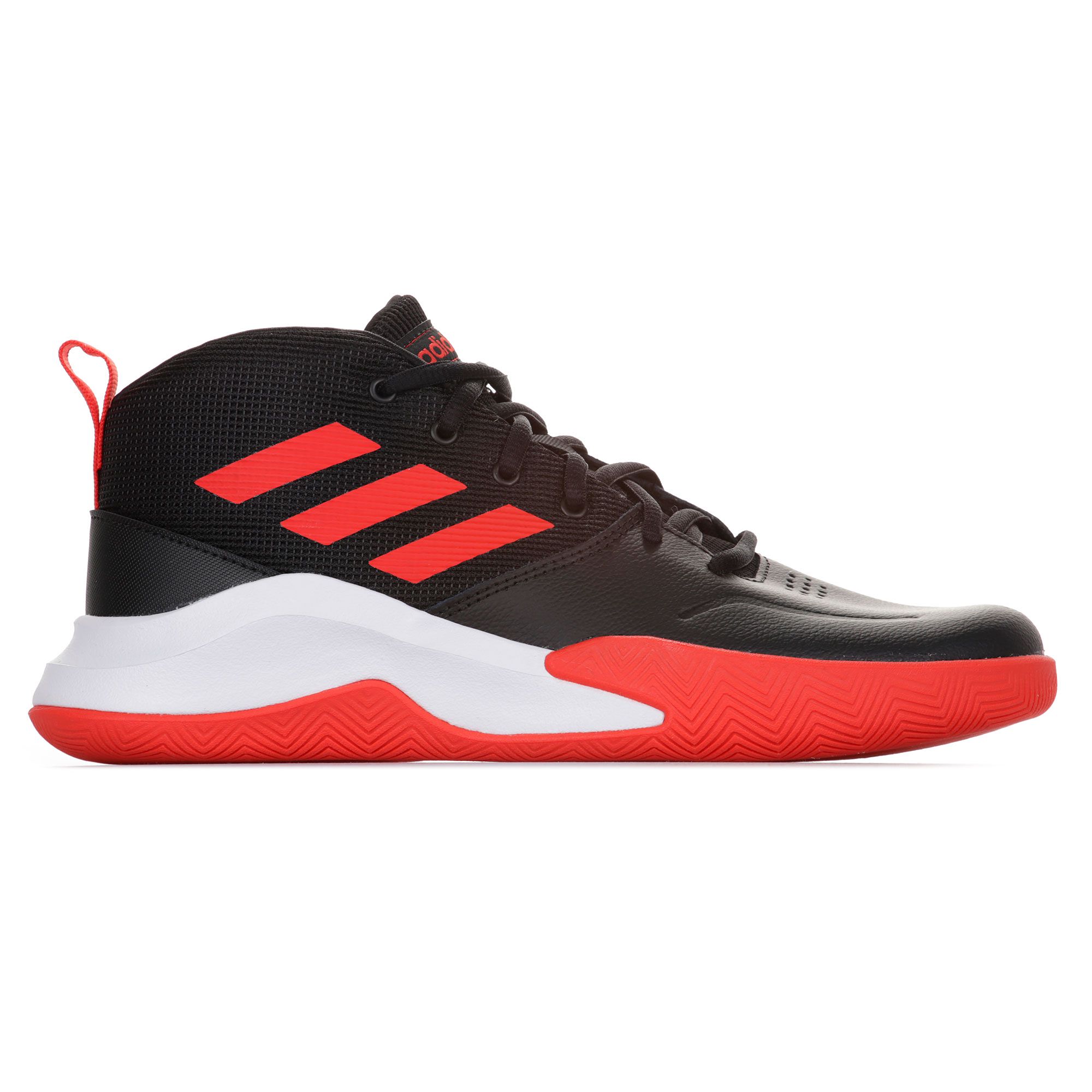 Zapatillas de baloncesto Own The Game Wide Negro Rojo - Fútbol Factory