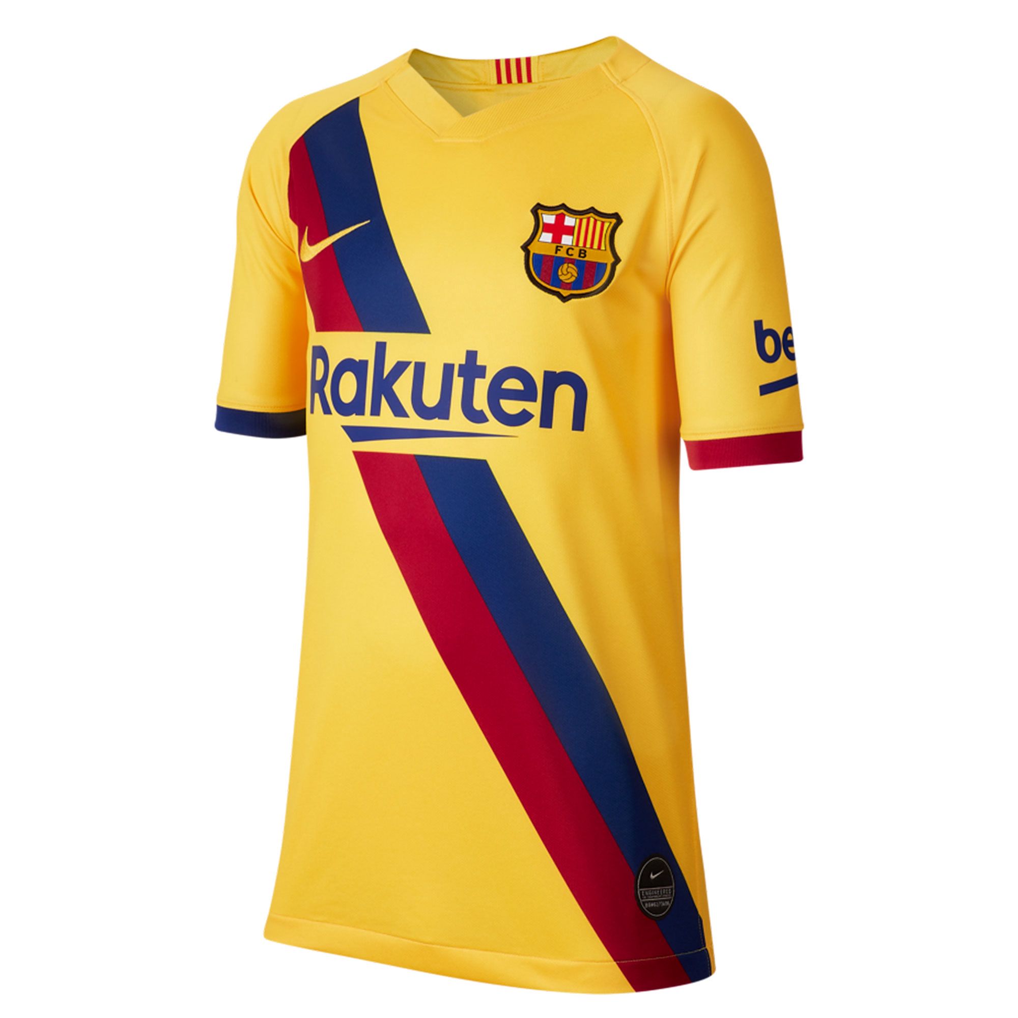 Fc barcelona camiseta amarilla on sale