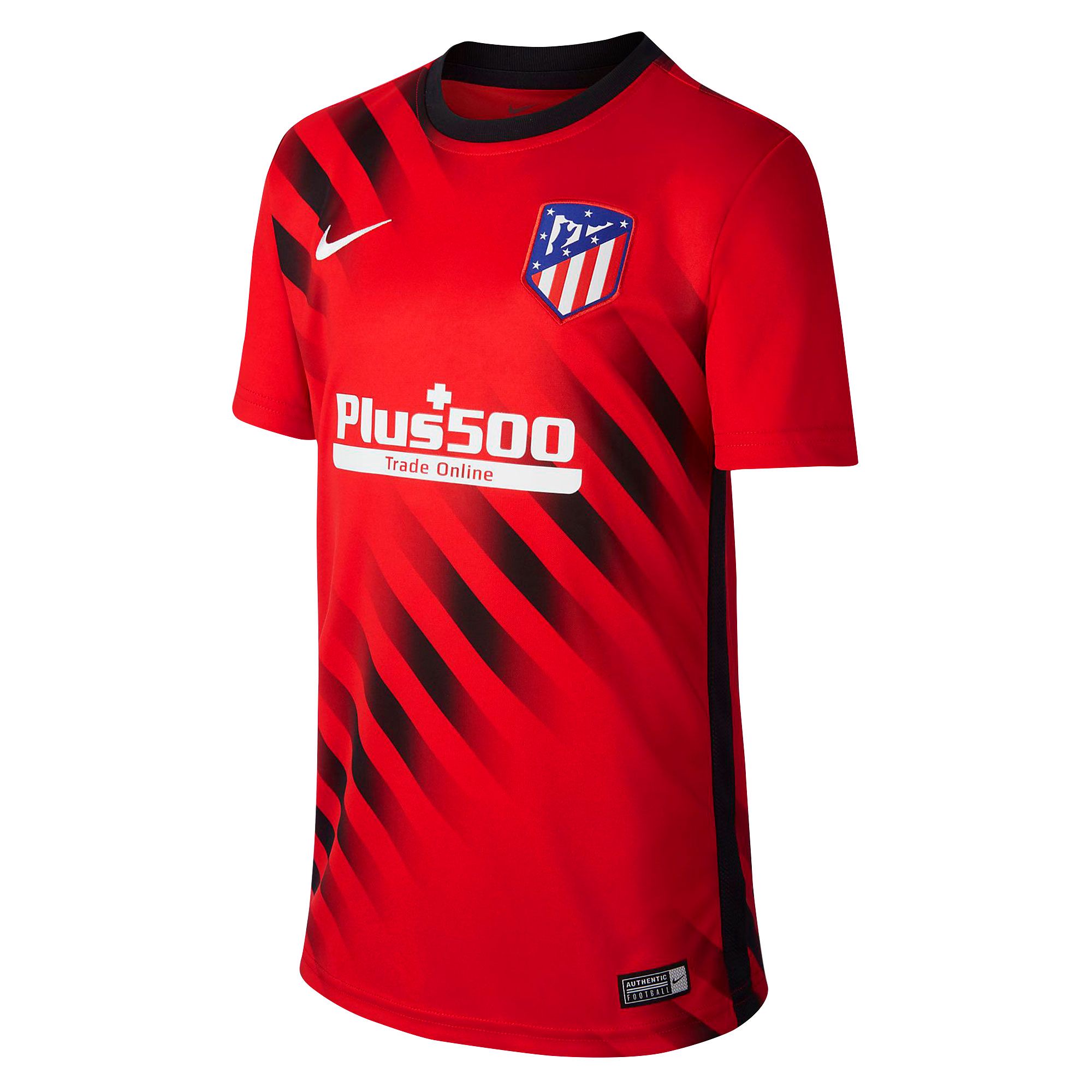 Camiseta Training Atletico de Madrid Dri-FIT 2019/2020 Junior Rojo Negro - Fútbol Factory