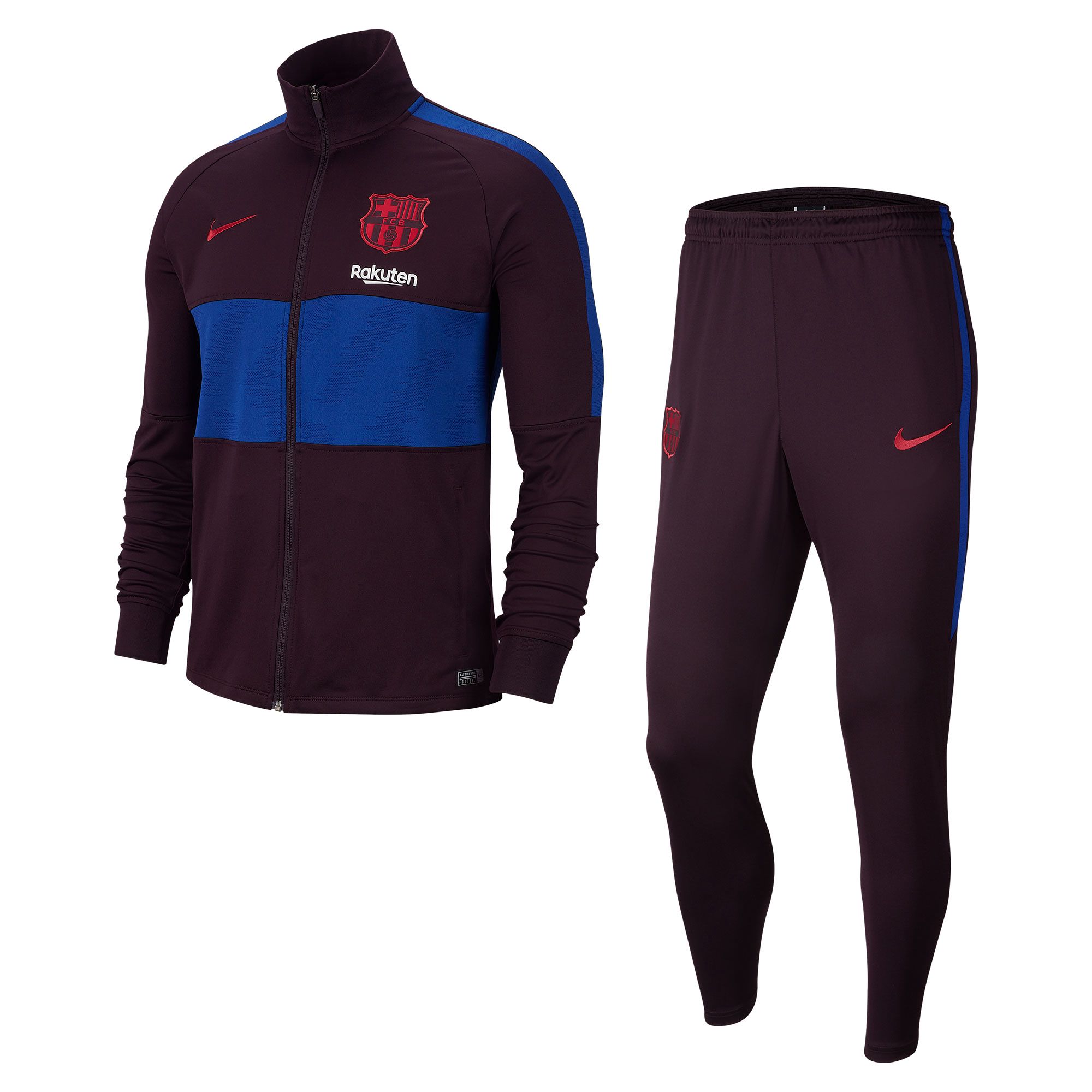 Chándal Pre-Match FC Barcelona 2019/2020 Strike Burdeos Azul - Fútbol Factory