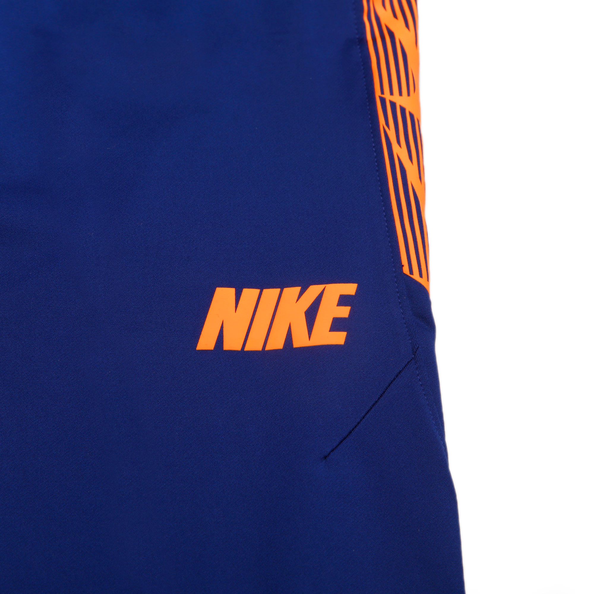 Pantalón Largo de Training Dry Squad 19 Azul Naranja - Fútbol Factory