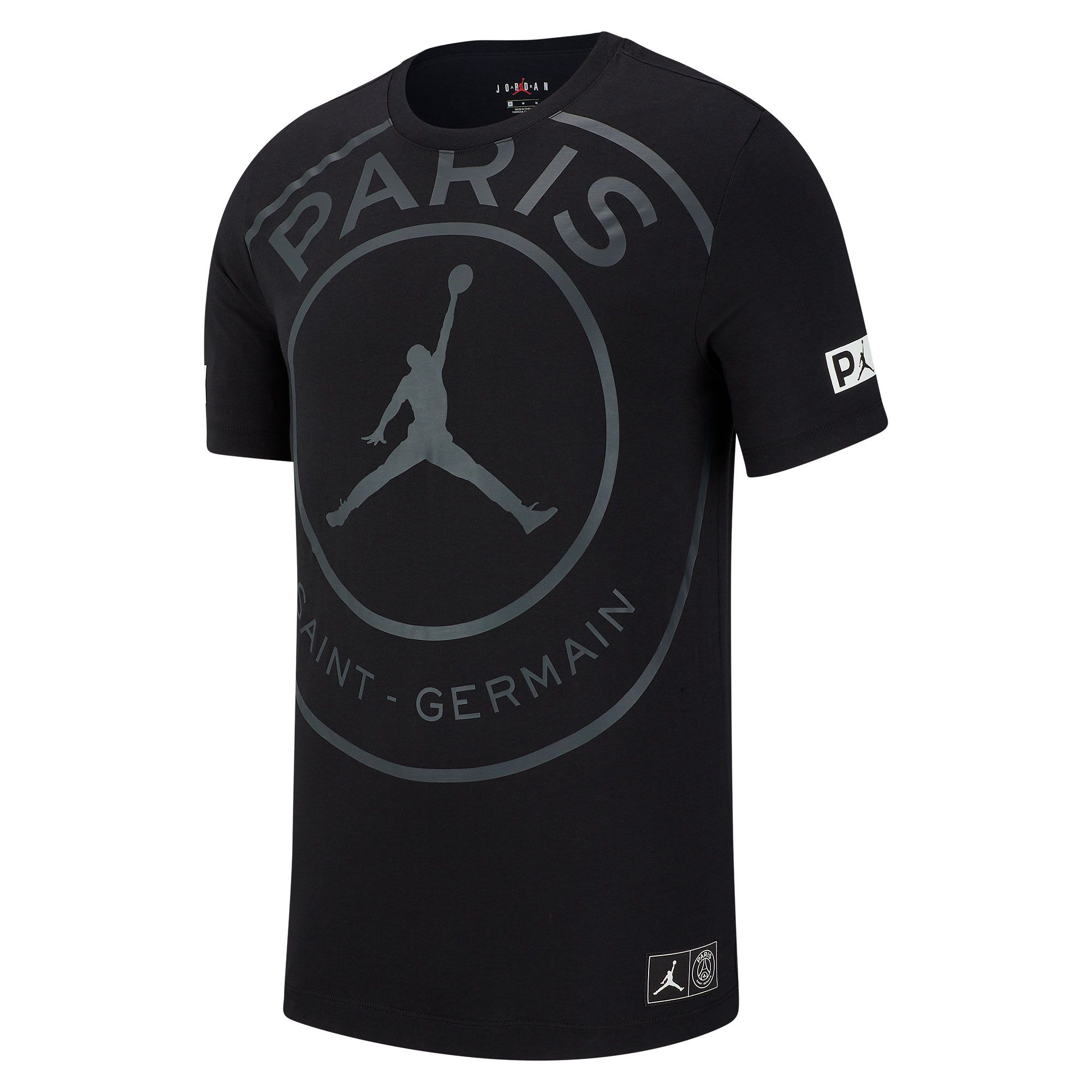 Camiseta de Paseo Paris Saint-Germain Jordan Negro - Fútbol Factory