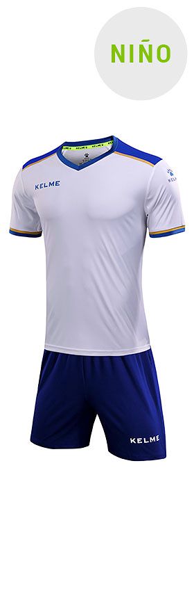 Conjunto de equipación Segovia Junior Blanco Marino - Fútbol Factory